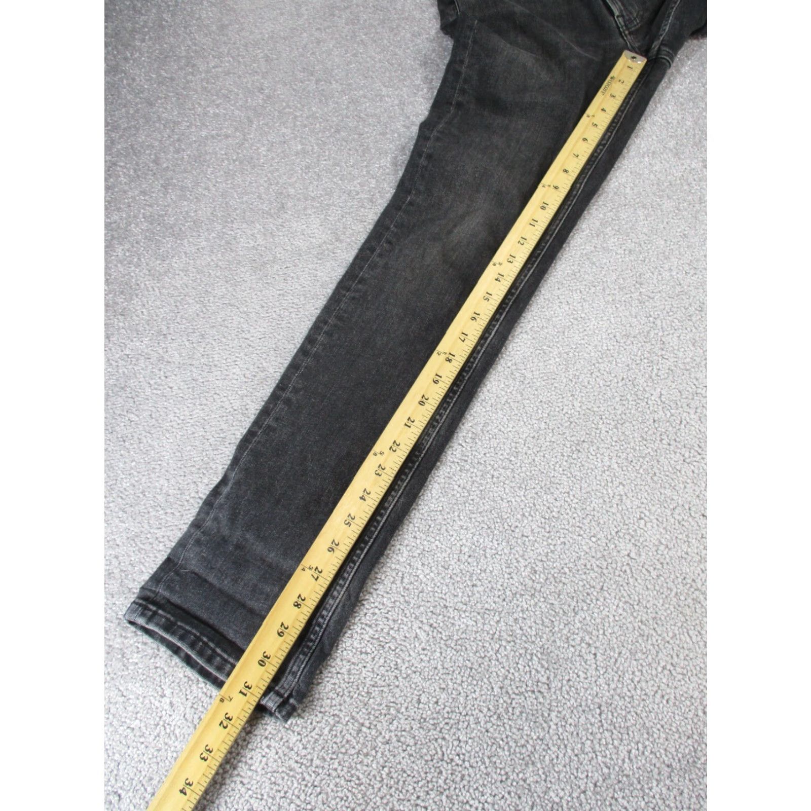 Everlane VINTAGE Black Jeans Mens 30 Slim Denim 30x31 Gray Slim Tapered 90s - Mens Size US 30 / EU 46 - 4 Thumbnail