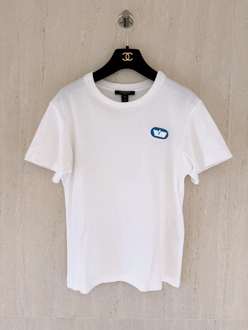 Louis Vuitton Louis Vuitton Logo White T-Shirt XS Size-dmc Size US XS / EU 42 / 0 - 1 Thumbnail