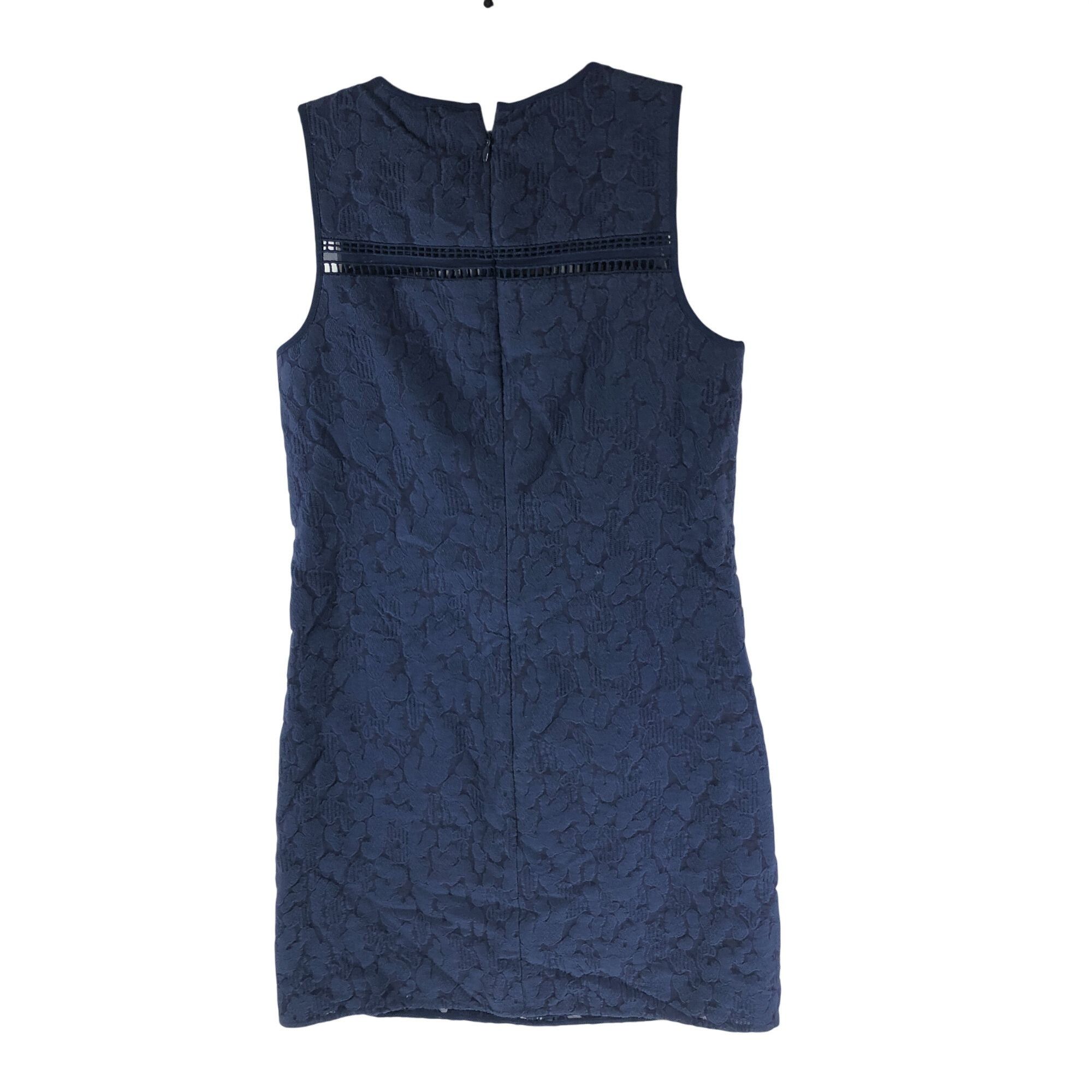 Michael Kors Michael Kors Shift Dress Sleeveless Crochet Textured Floral Size XS / US 0-2 / IT 36-38 - 2 Thumbnail