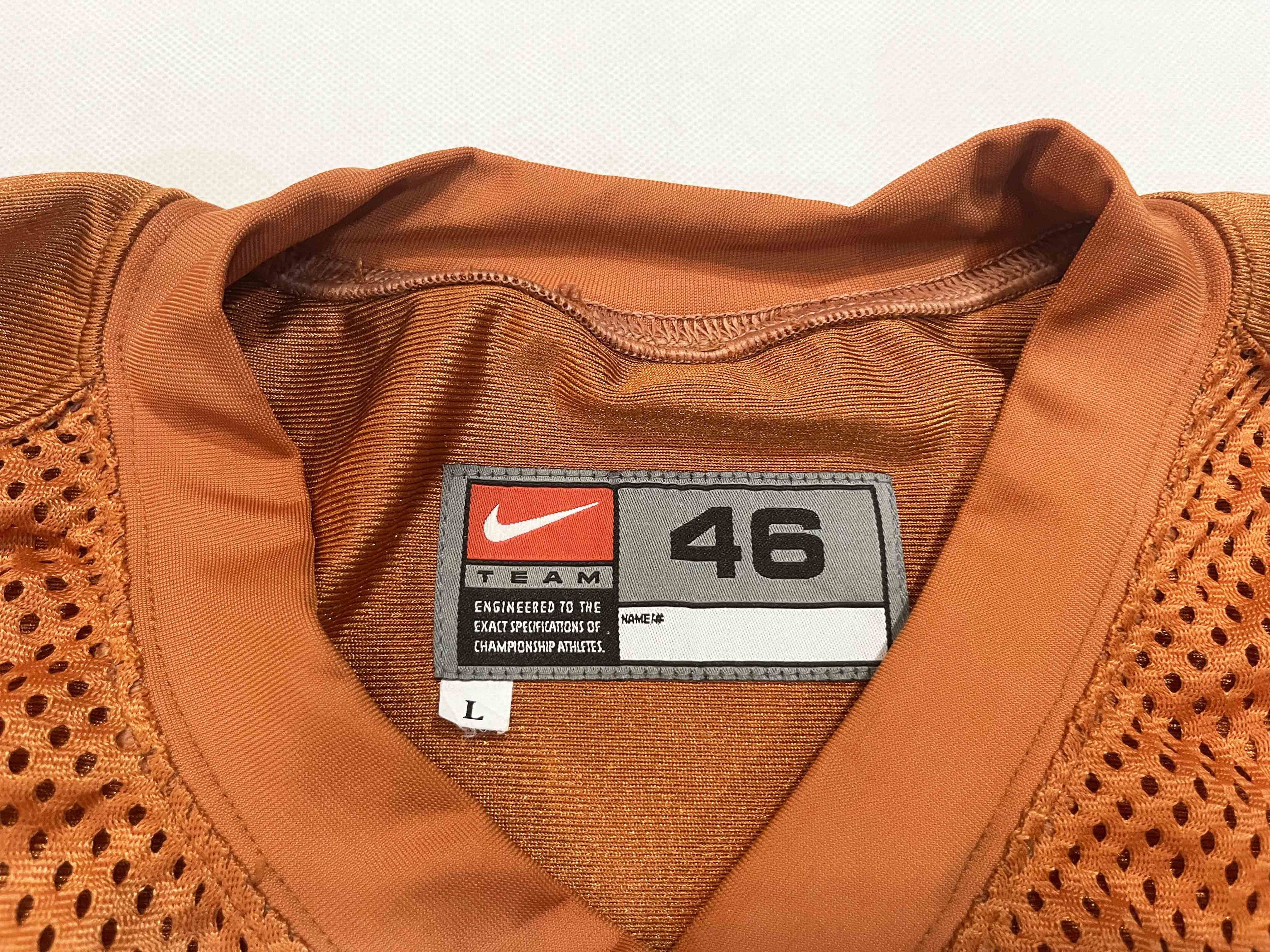 Nike Nike Texas Longhorns #33 NCAA Football Game Worn Jersey Size US M / EU 48-50 / 2 - 4 Thumbnail