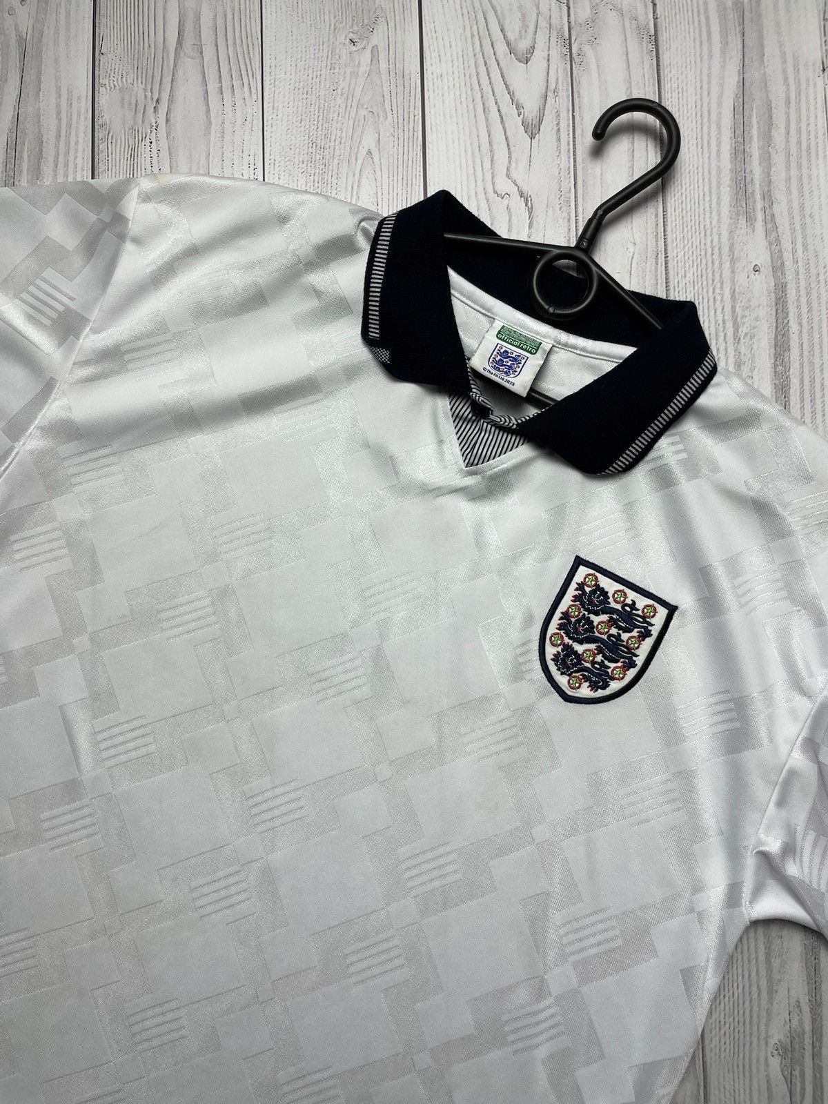 Vintage Vintage England retro jersey size L logo white Size US L / EU 52-54 / 3 - 2 Thumbnail