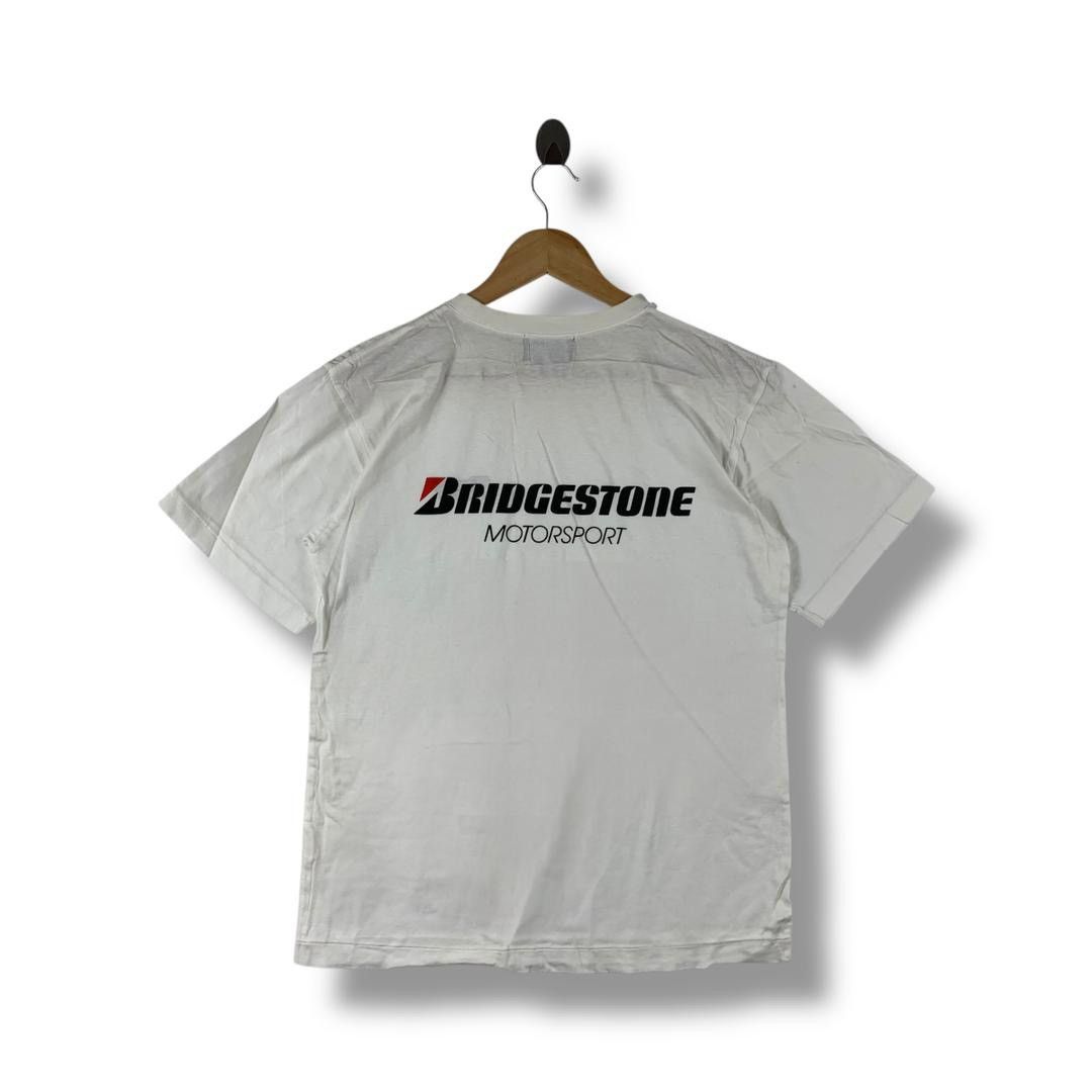 Japanese Brand Vintage BRIDGESTONE motorsport racing tee Size US S / EU 44-46 / 1 - 1 Thumbnail