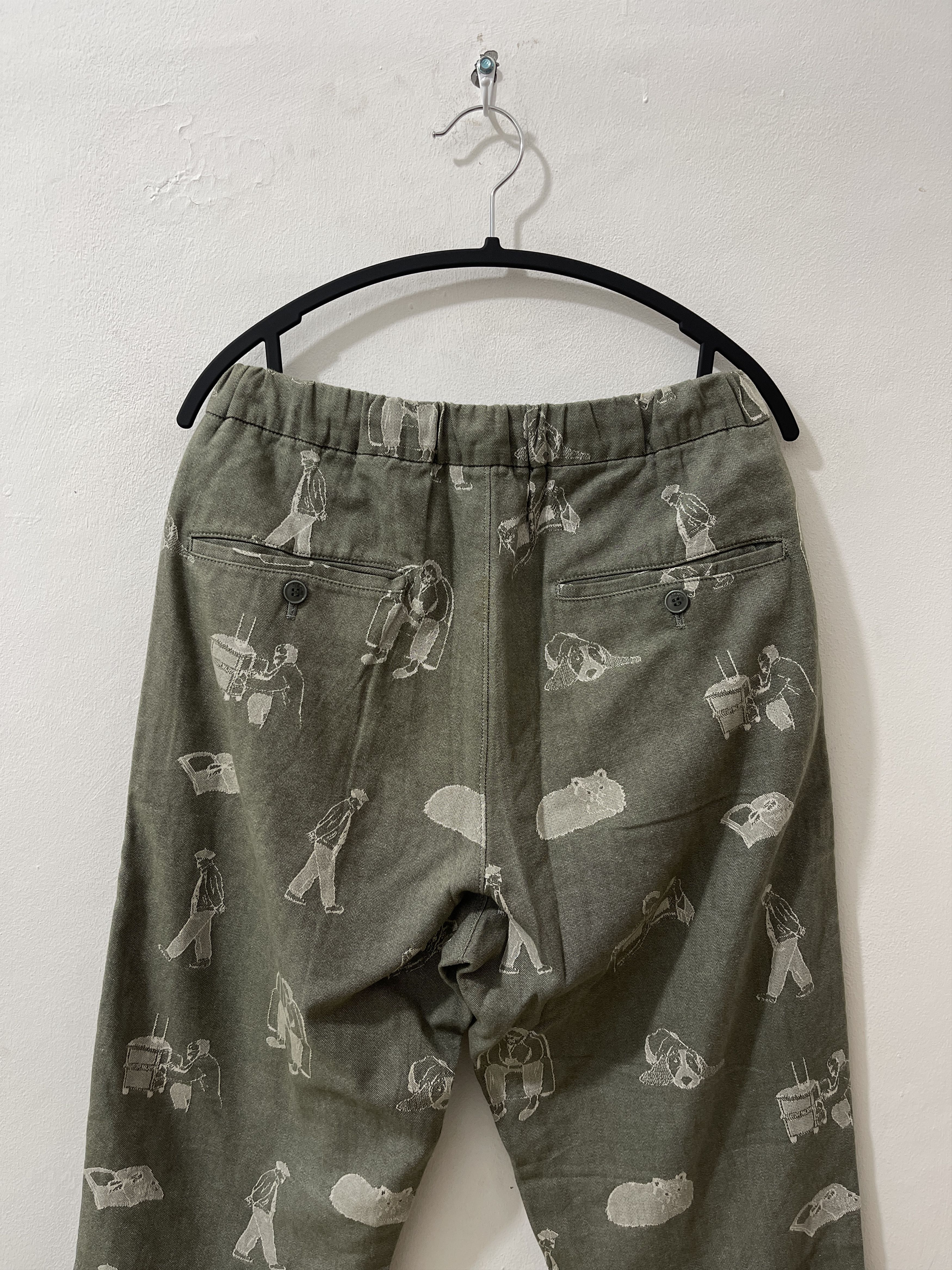 Ne-Net Ne-Net Issey Miyake Japan Archive AOP Pants Size US 32 / EU 48 - 8 Thumbnail