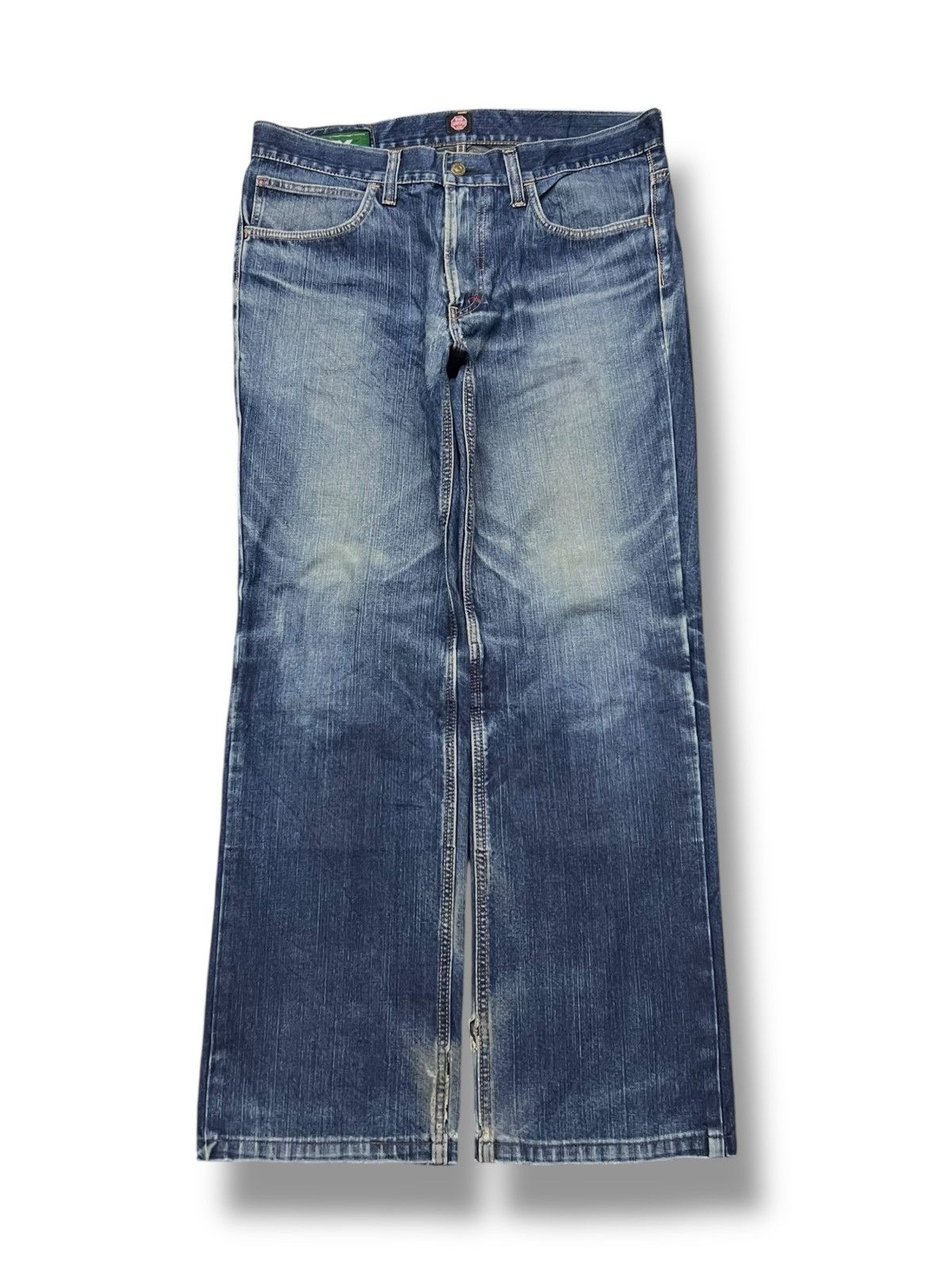 Edwin Vintage Edwin Wind Stopper 503WSPJapan - Faded Wash Jeans Size US 37 - 2 Thumbnail