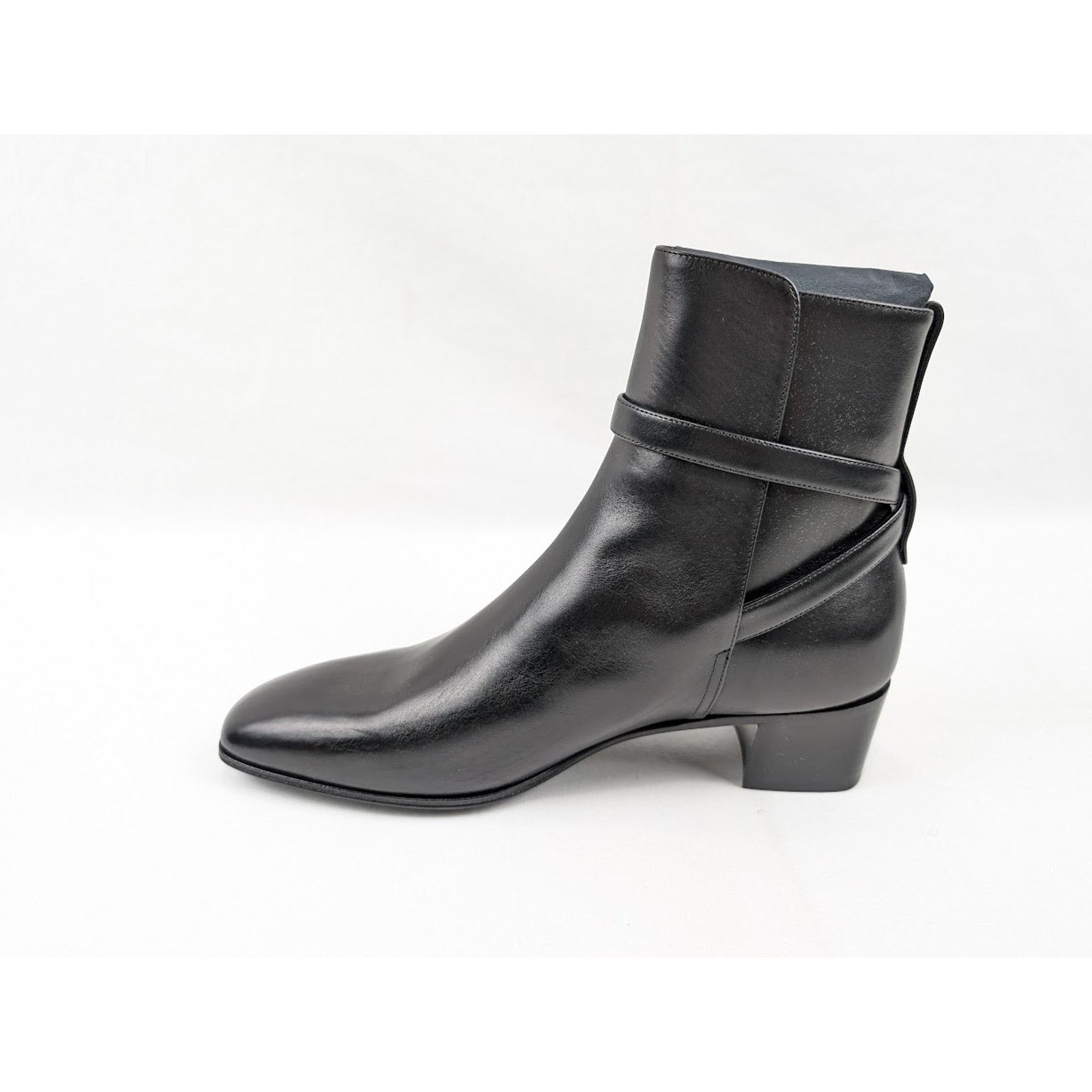 Saint Laurent Paris o1rshd1 Q:2 / Terry 45 Jodhpur Boots in Nero Size US 12 / EU 45 - 7 Thumbnail