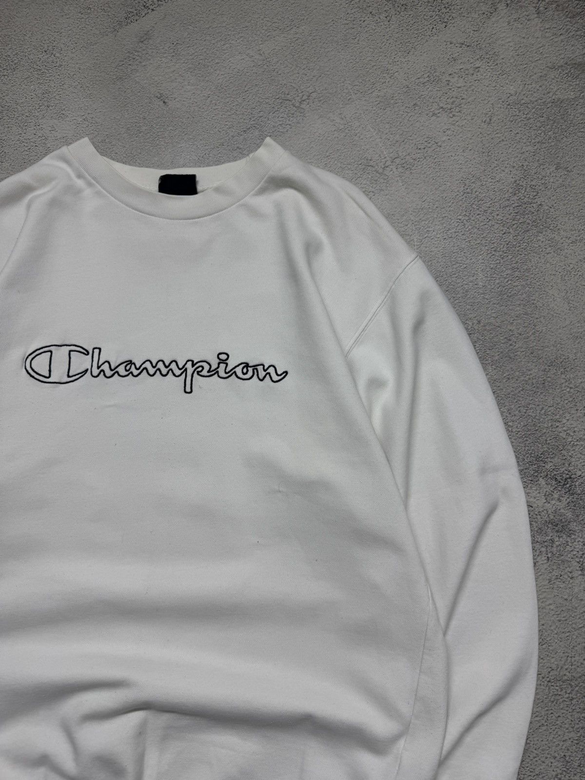 Champion Vintage Y2k Champion 🤍 Spell Out Big Logo Sweatshirt 90’s Size US L / EU 52-54 / 3 - 5 Thumbnail