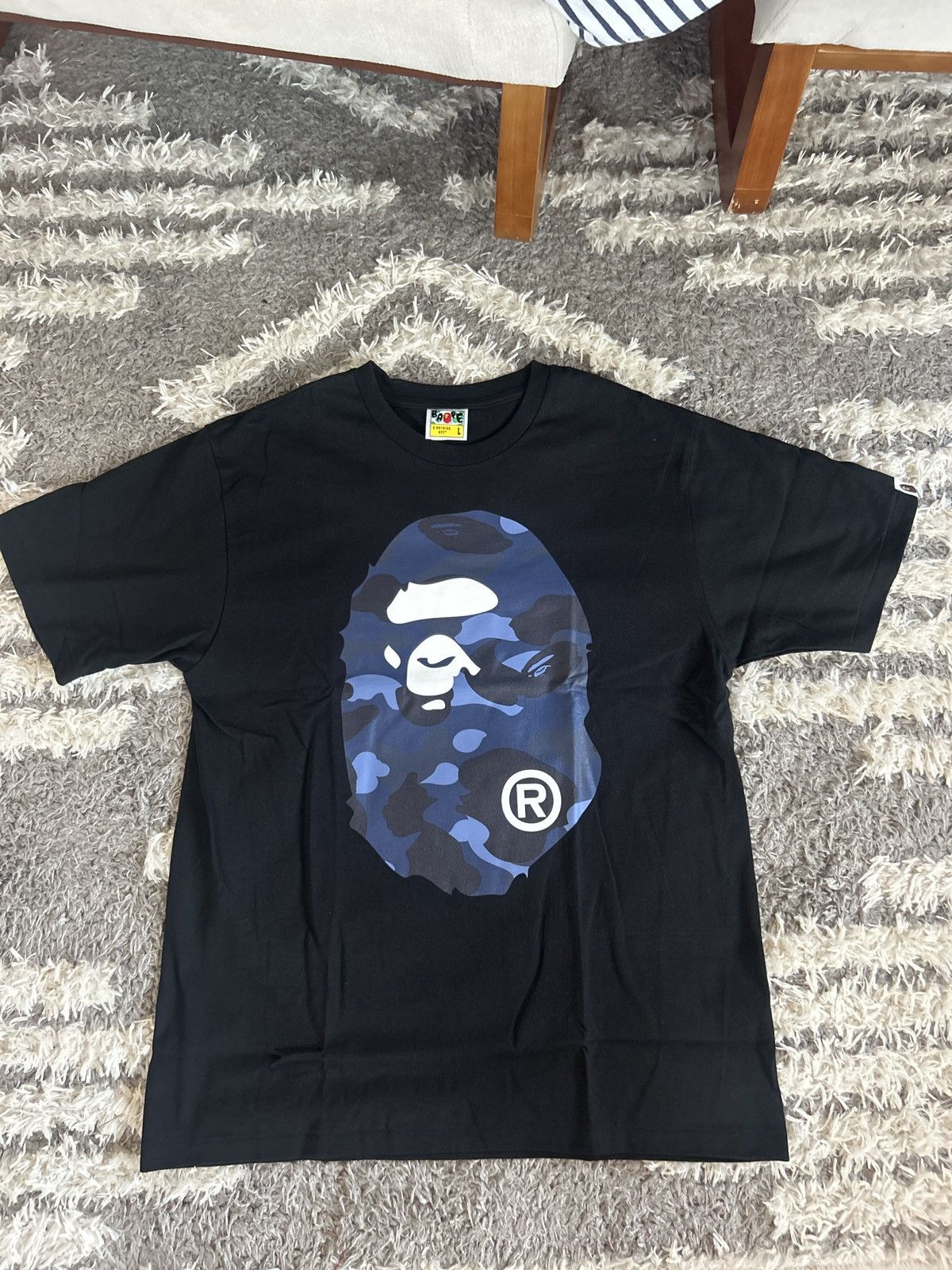 Bape Bape Navy Camo ape Size US L / EU 52-54 / 3 - 1 Thumbnail