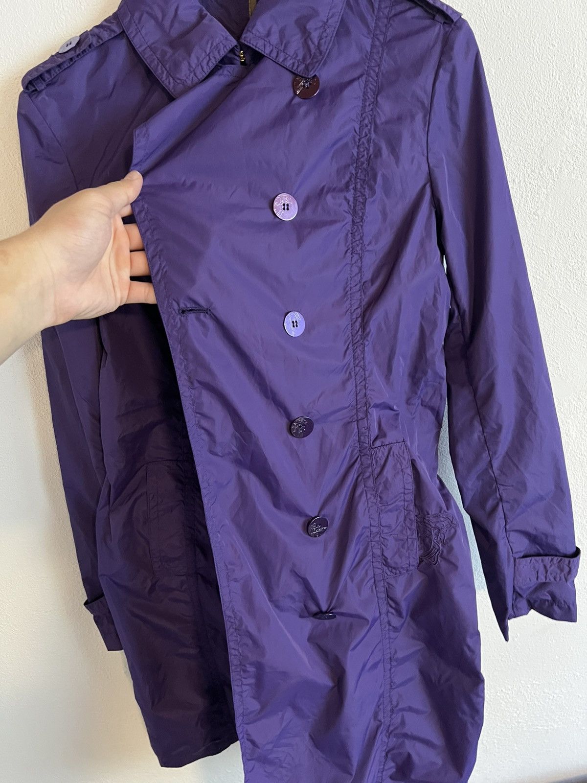 Versace Gianni Versace Trench Coat Rare Luxury 38 size Hype Streetwe Size M / US 6-8 / IT 42-44 - 7 Thumbnail