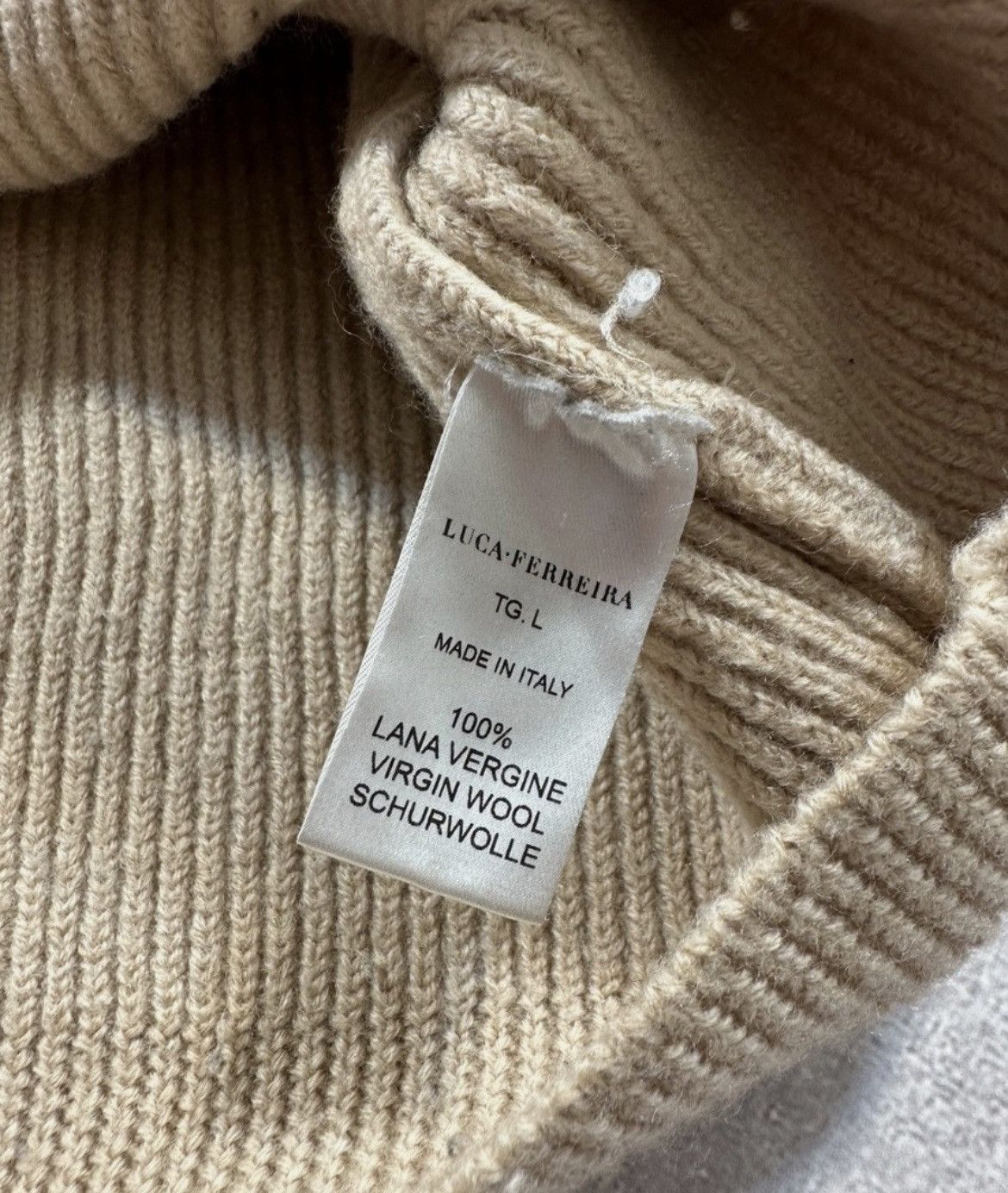 Other Luca Ferreira Men’s Wool Cardigan Sweater Sz L Size US L / EU 52-54 / 3 - 5 Thumbnail