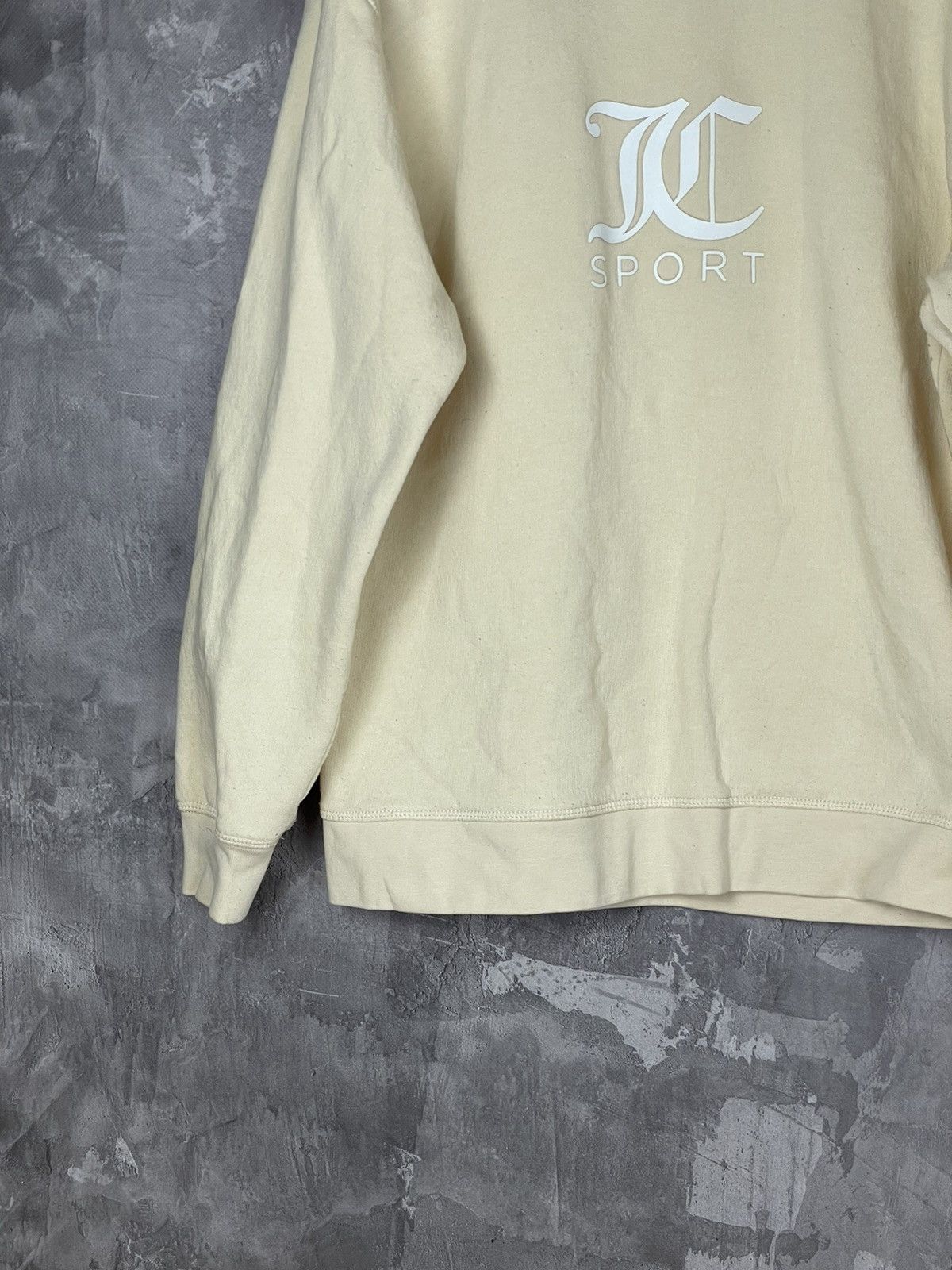 Japanese Brand × Juicy Couture Juicy Couture Y2K Big Logo Beige Sport Sweatshirt Crewneck Size M / US 6-8 / IT 42-44 - 5 Thumbnail