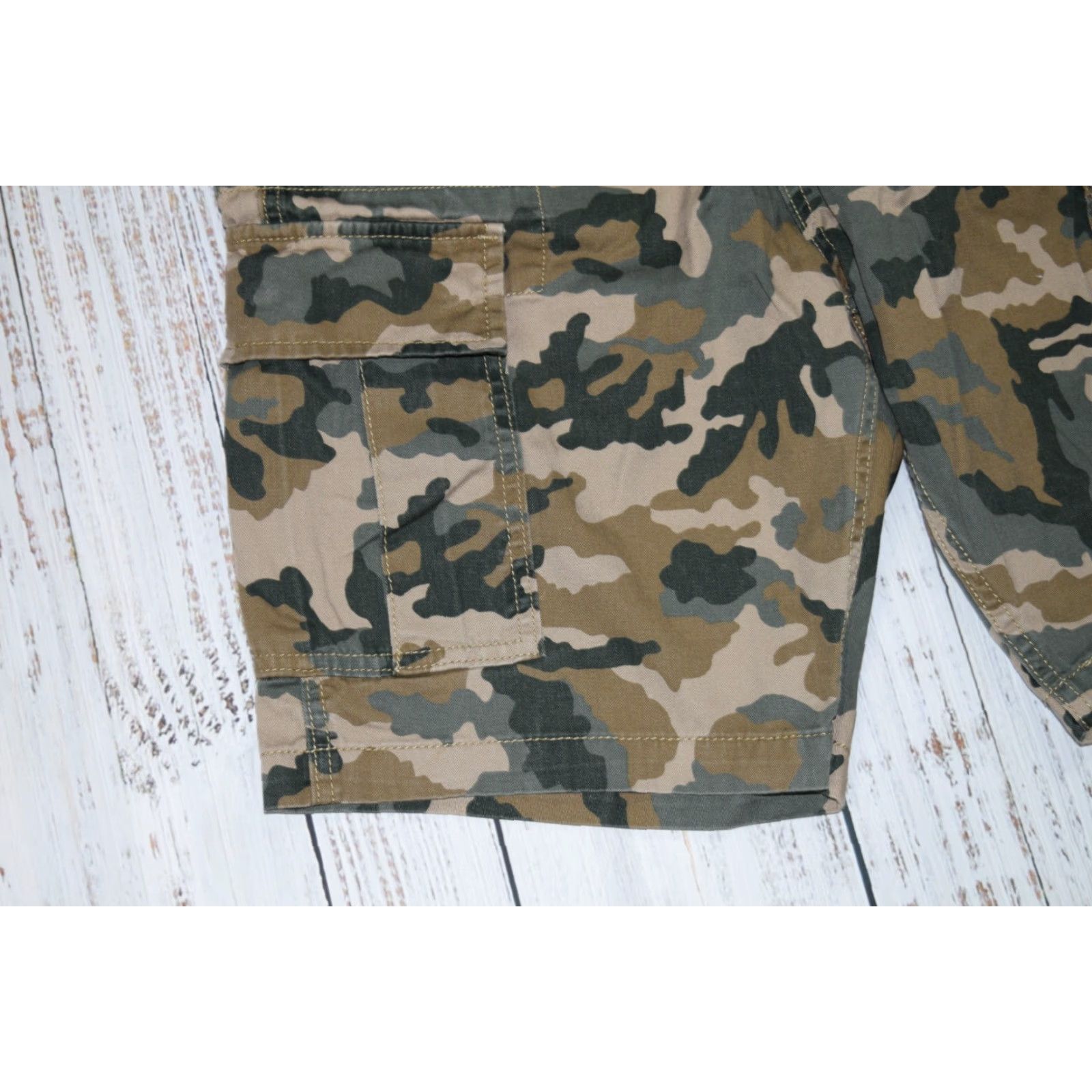 Levi's LEVIS Cargo Shorts Green Camo Size 30 Mens Pocketed Casual Workwear Size US 30 / EU 46 - 3 Thumbnail