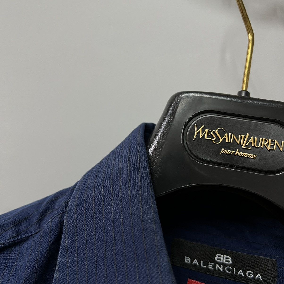 Balenciaga Vintage 90s Balenciaga Long Sleeve Button Up Shirt Size US L / EU 52-54 / 3 - 16 Thumbnail