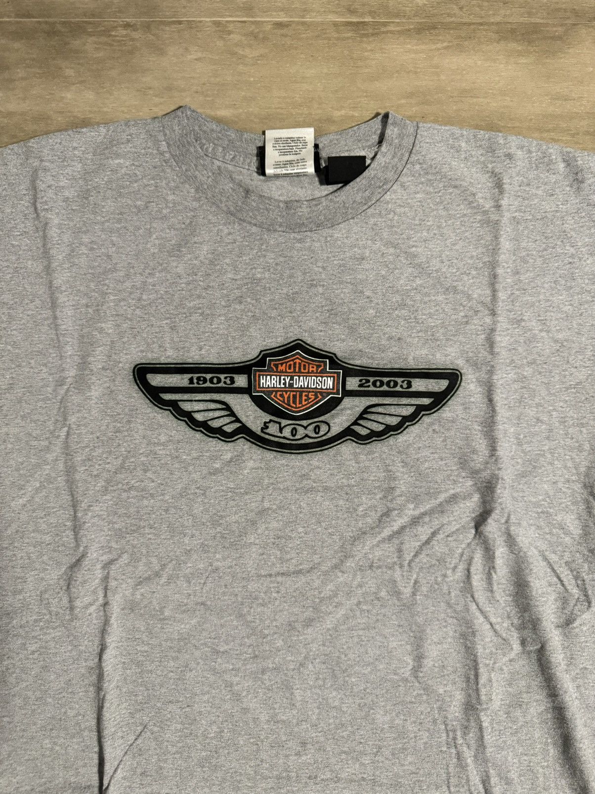 Harley Davidson × Vintage Vintage Harley Davidson T-shirt! Size US XL / EU 56 / 4 - 2 Thumbnail