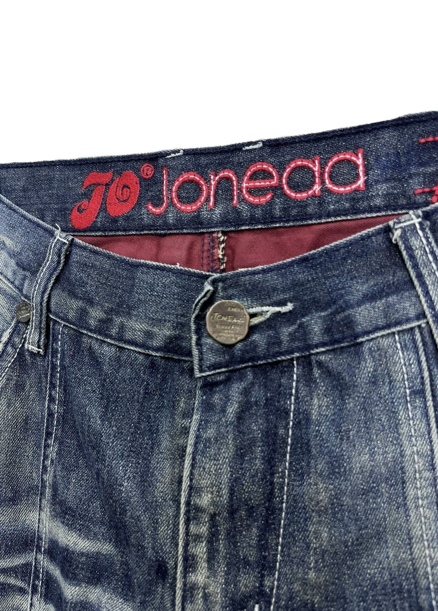 Union LA FYE🔥Vintage Punk Grunge Union Jack Mudwash Clawmark Denim Size US 31 - 9 Thumbnail