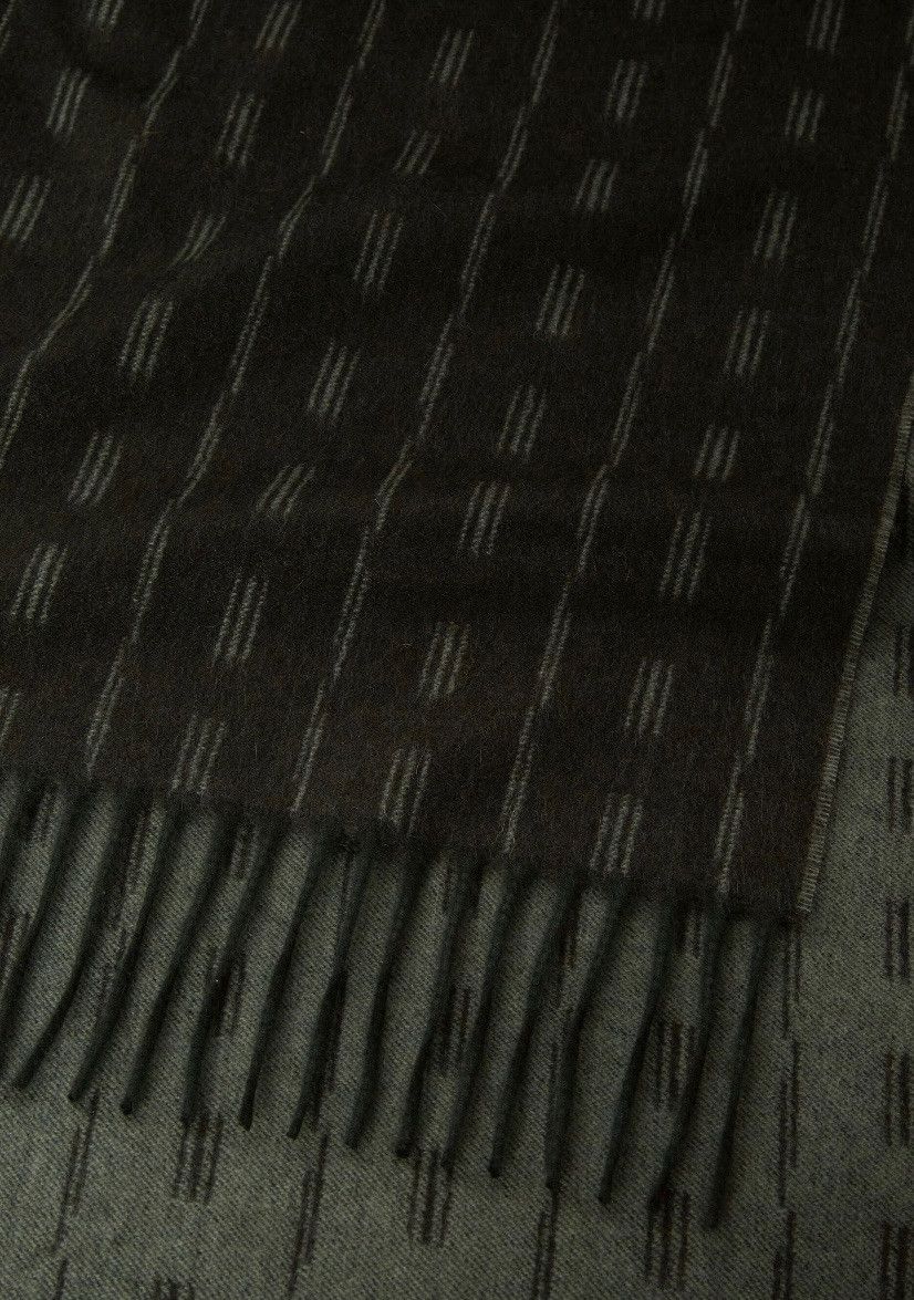 Loro Piana o1srvl11e0325 FAN8270 Size: OS / Scarf in Green Size ONE SIZE - 2 Thumbnail
