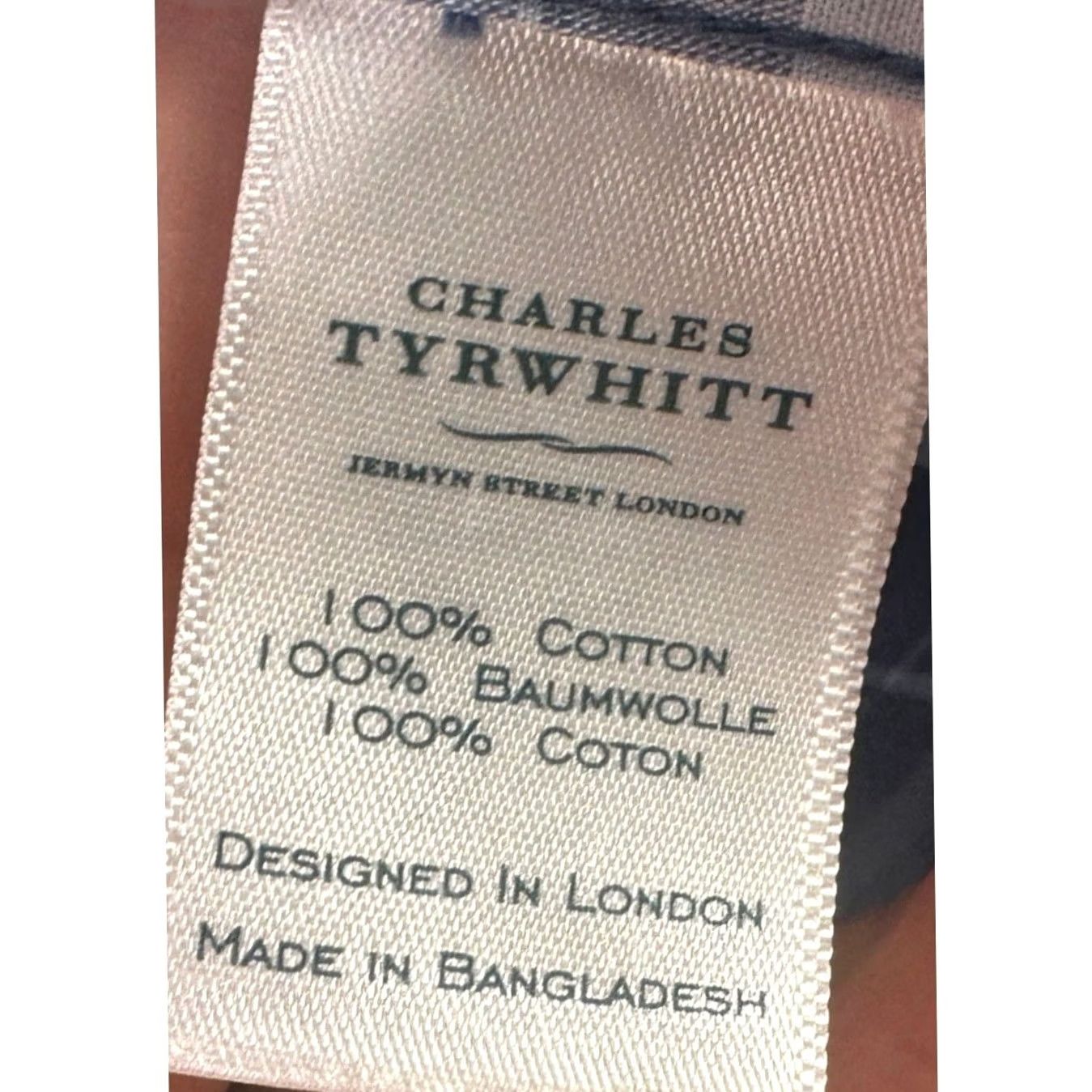 Charles Tyrwhitt Charles Tyrwhitt Shirt Button Down Mens 2XL Blue White Plaid Pocket Classic Fit Size US XXL / EU 58 / 5 - 6 Thumbnail