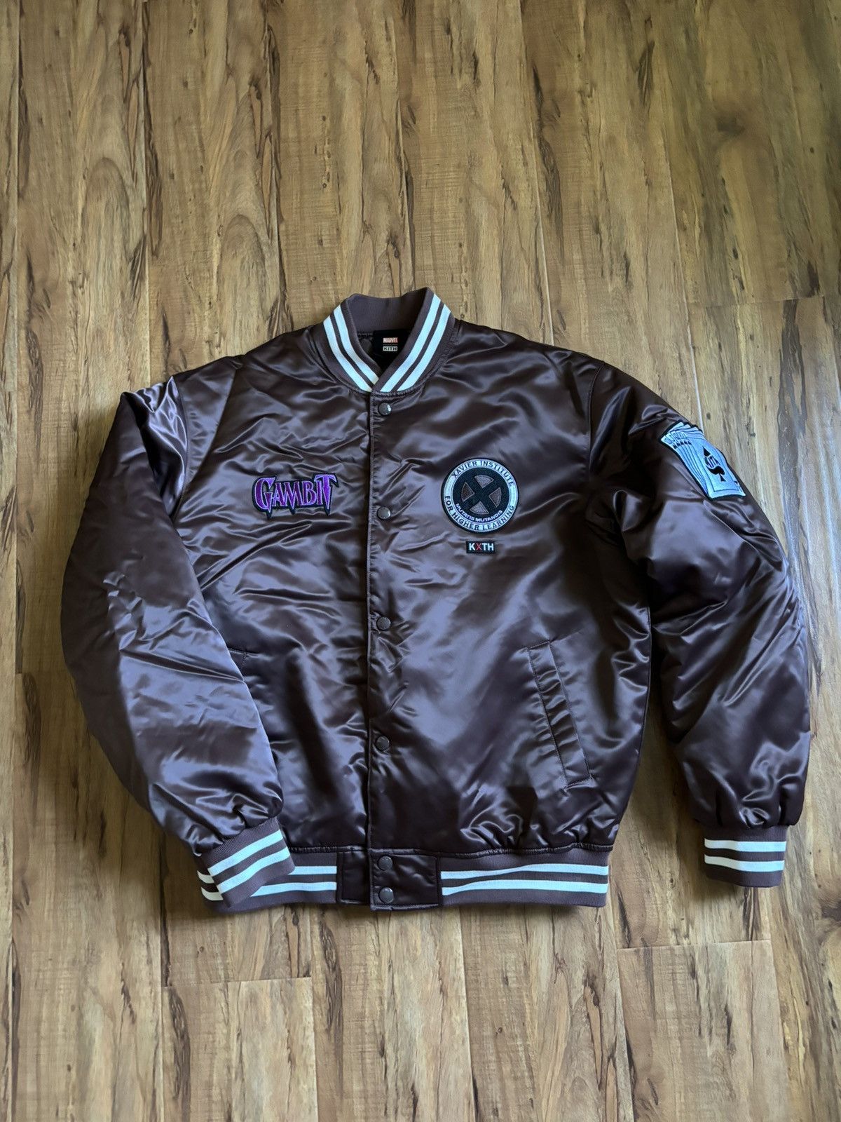 Kith × Marvel Comics Kith x Marvel X-Men Gambit Satin Bomber