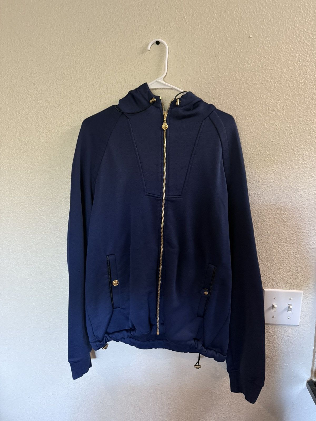 Versace Versace HEAVY Medusa Studded Hoodie Size L Size US XL / EU 56 / 4 - 1 Thumbnail