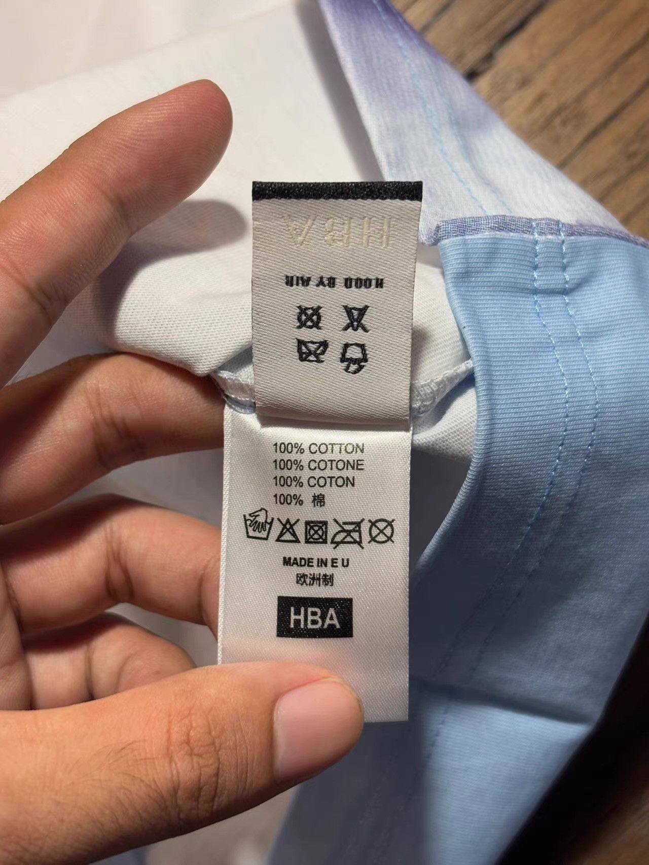 Hood By Air HBA HOOD BY AIR 15FW All Over Print Mirror Tee Ｑ25 Size US M / EU 48-50 / 2 - 2 Thumbnail