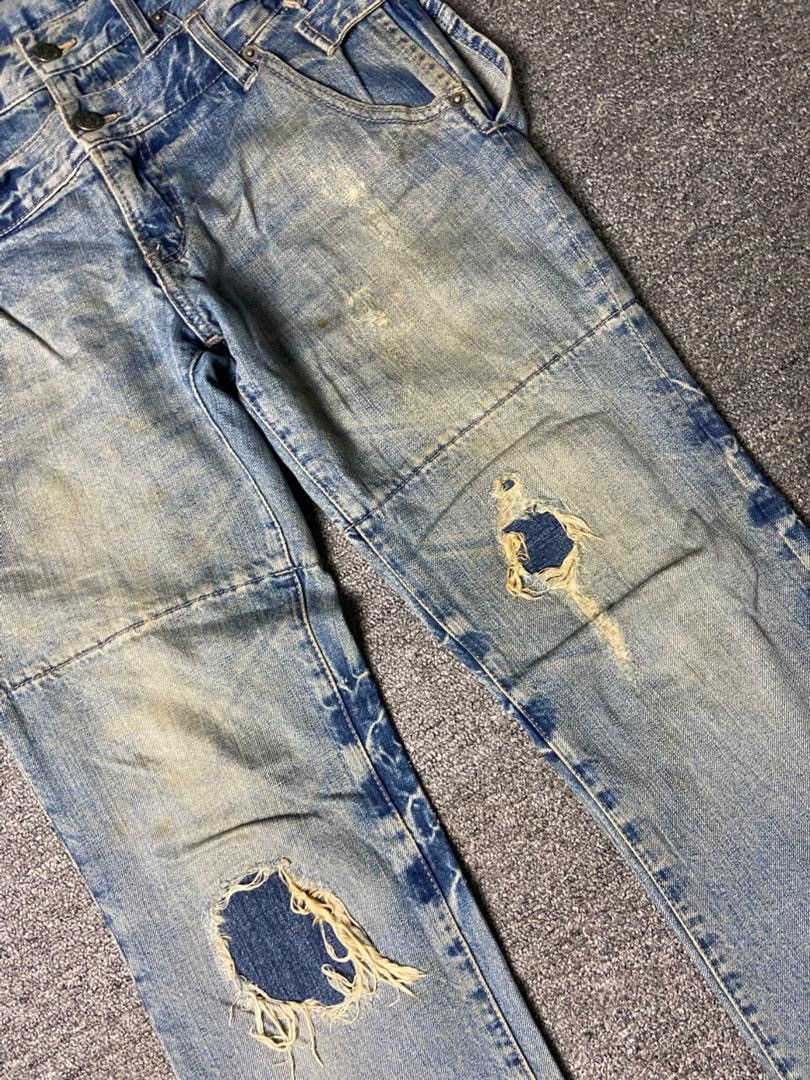 PPFM 🔥Vintage PPFM Double Waist Distressed Jeans🔥 (136) Size US 32 / EU 48 - 13 Thumbnail