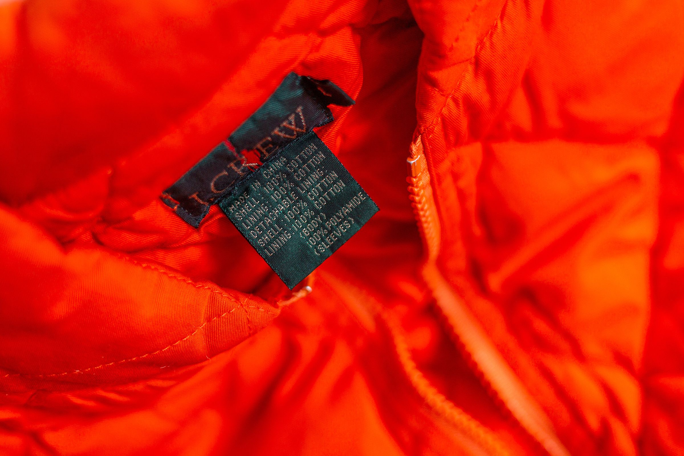 J.Crew Vintage 90s Jacket Cotton Down Fill
