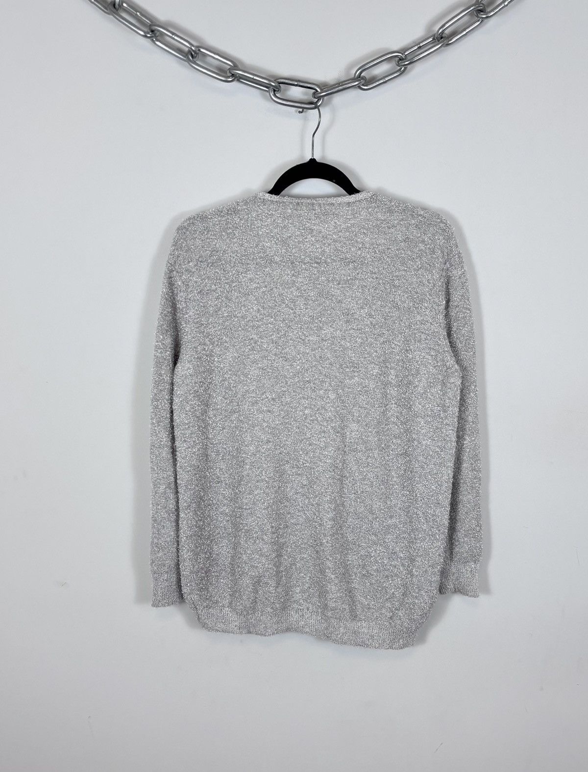 Fabiana Filippi Fabiana Filippi Women’s Grey Cashmere Blend Cardigan Sweater Size M / US 6-8 / IT 42-44 - 17 Thumbnail