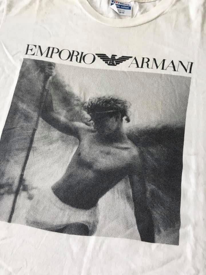 Emporio Armani Vintage 80s Emporio Armani Bruce Weber Photography Ad RARE Size US M / EU 48-50 / 2 - 6 Thumbnail