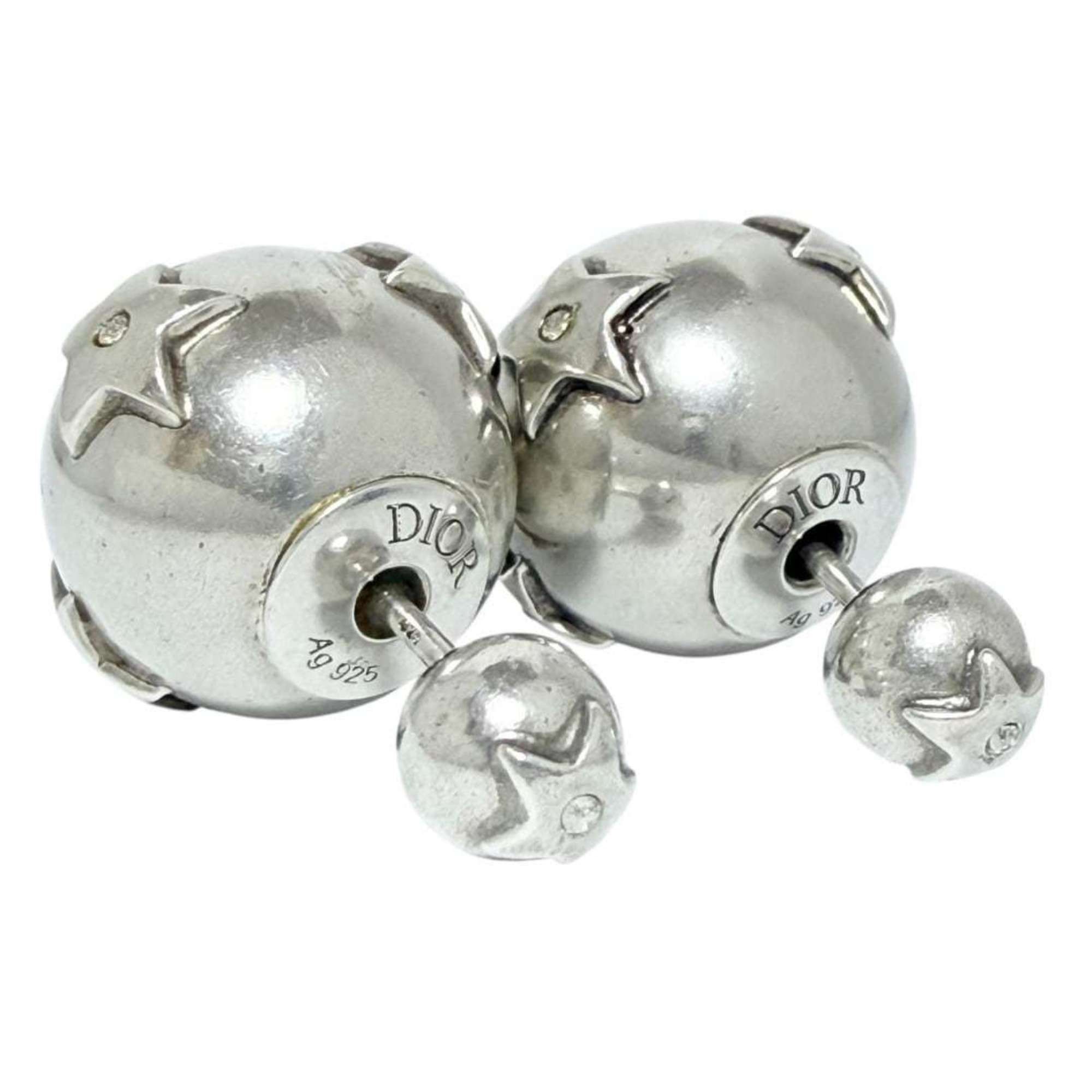 Dior Christian Dior Dior Men's Tribal Earrings in 925 Sterling Silver with Stars Size ONE SIZE - 1 Thumbnail