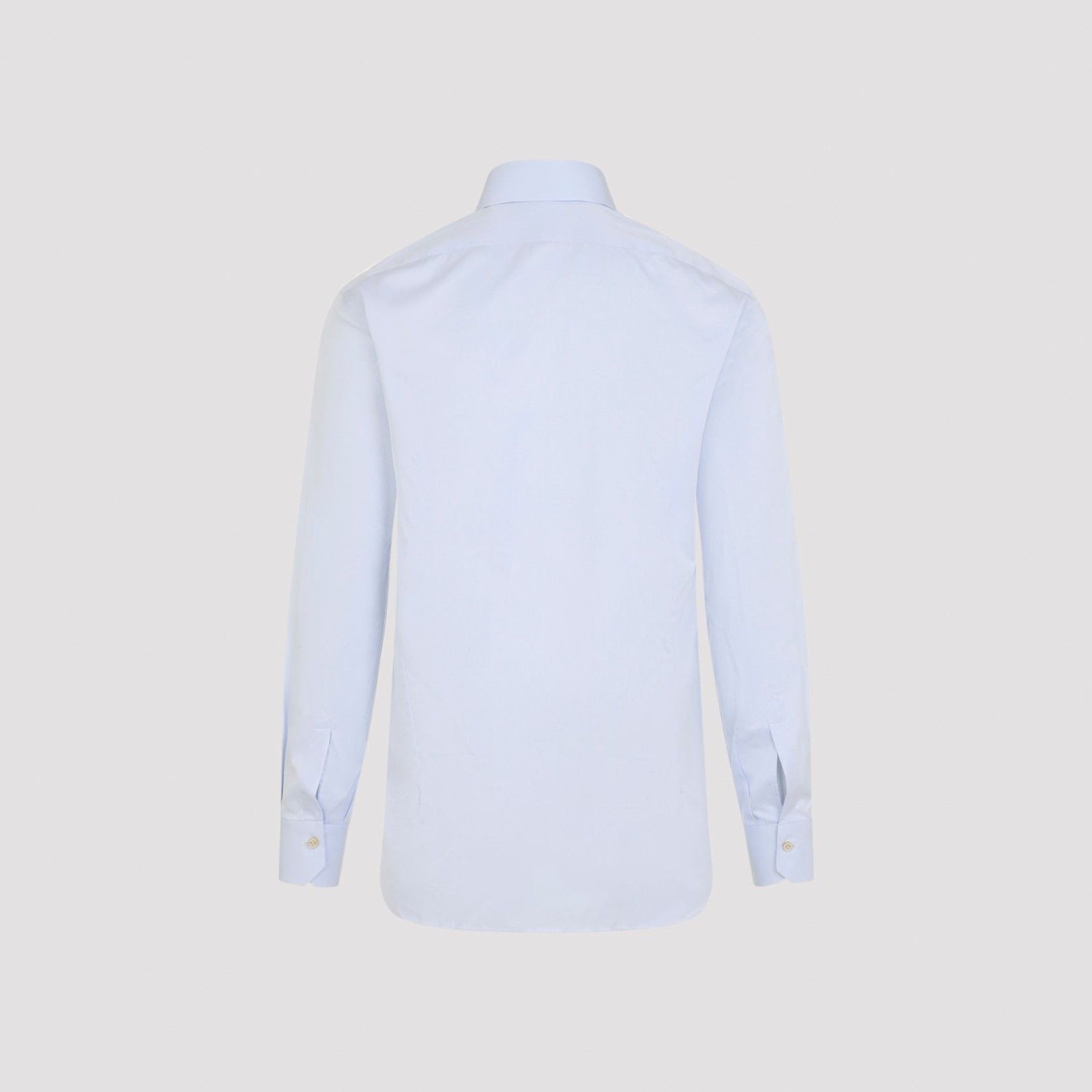 KITON Blue Cotton Shirt New )