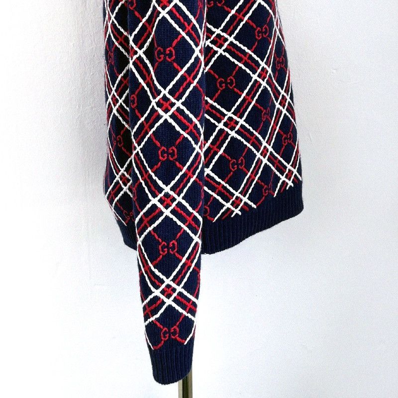 Gucci Gucci GG Logo Wool Knit Sweater Size US M / EU 48-50 / 2 - 4 Thumbnail