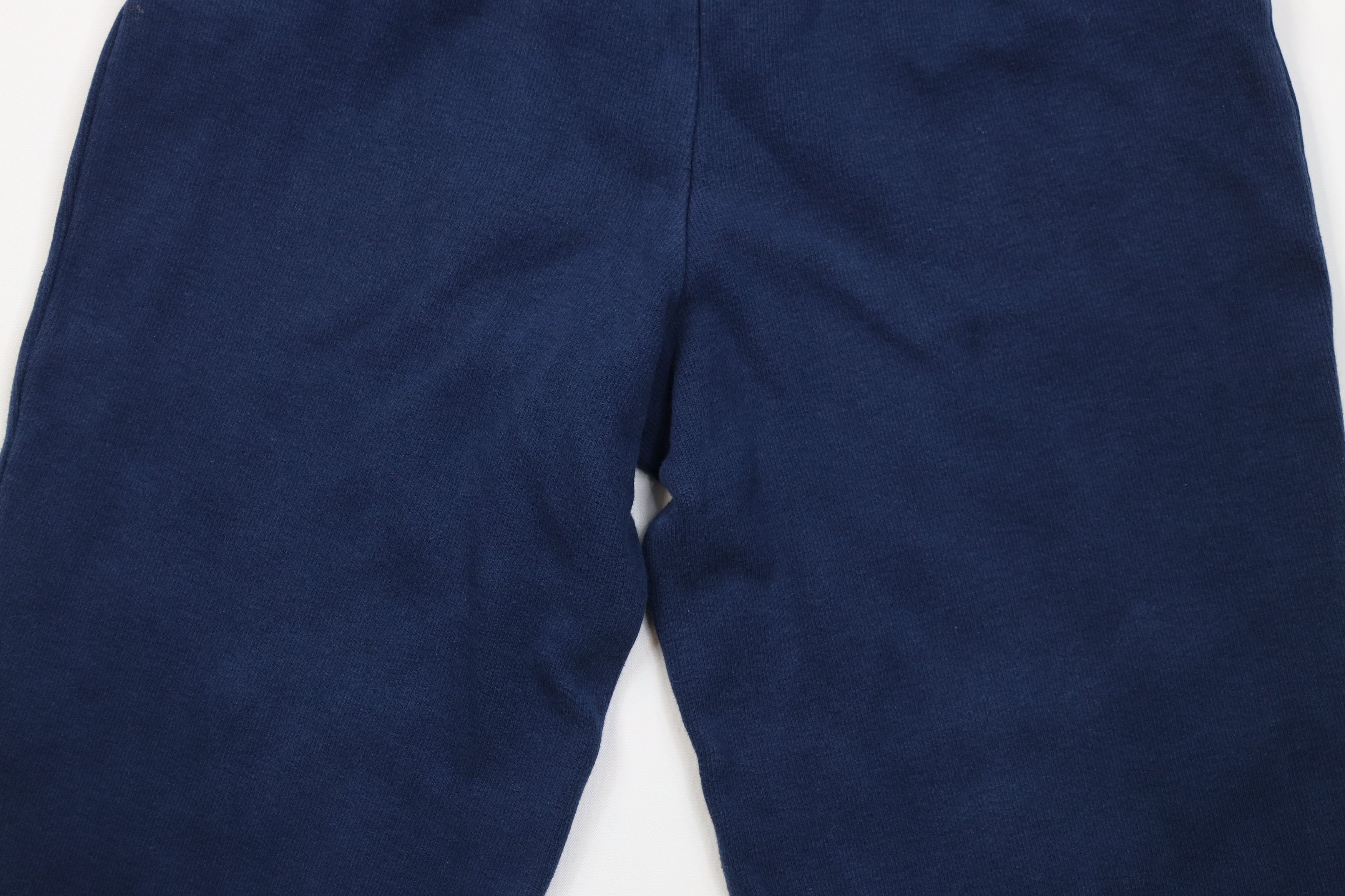 Vintage Vintage 90s Streetwear Ribbed Knit Sweatpants Pants Blue Size 28" / US 6 / IT 42 - 14 Thumbnail