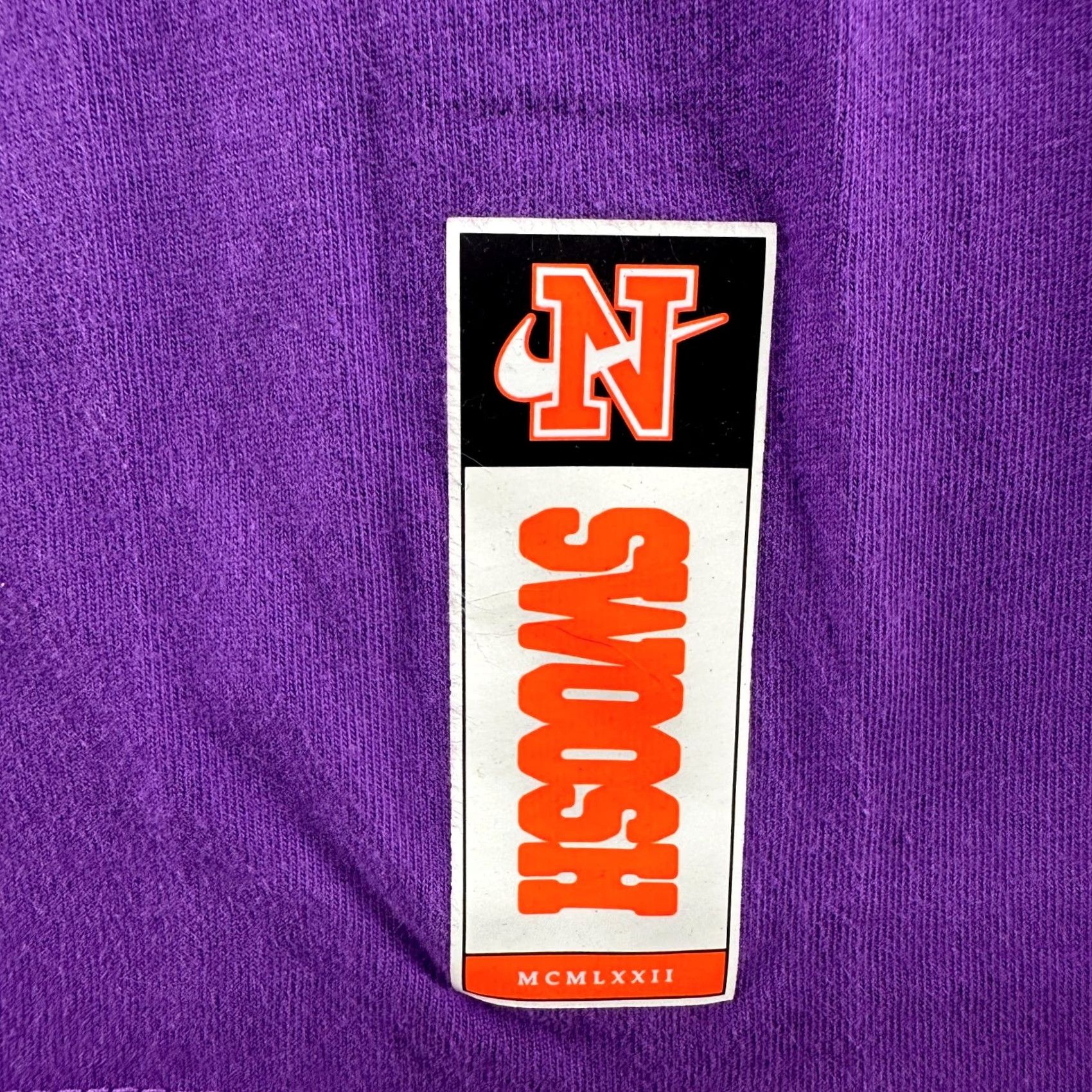 Nike Nike Shirt Mens M Purple Short Sleeve Crew Neck Swoosh Reflective Logo JDI City Size US M / EU 48-50 / 2 - 3 Thumbnail