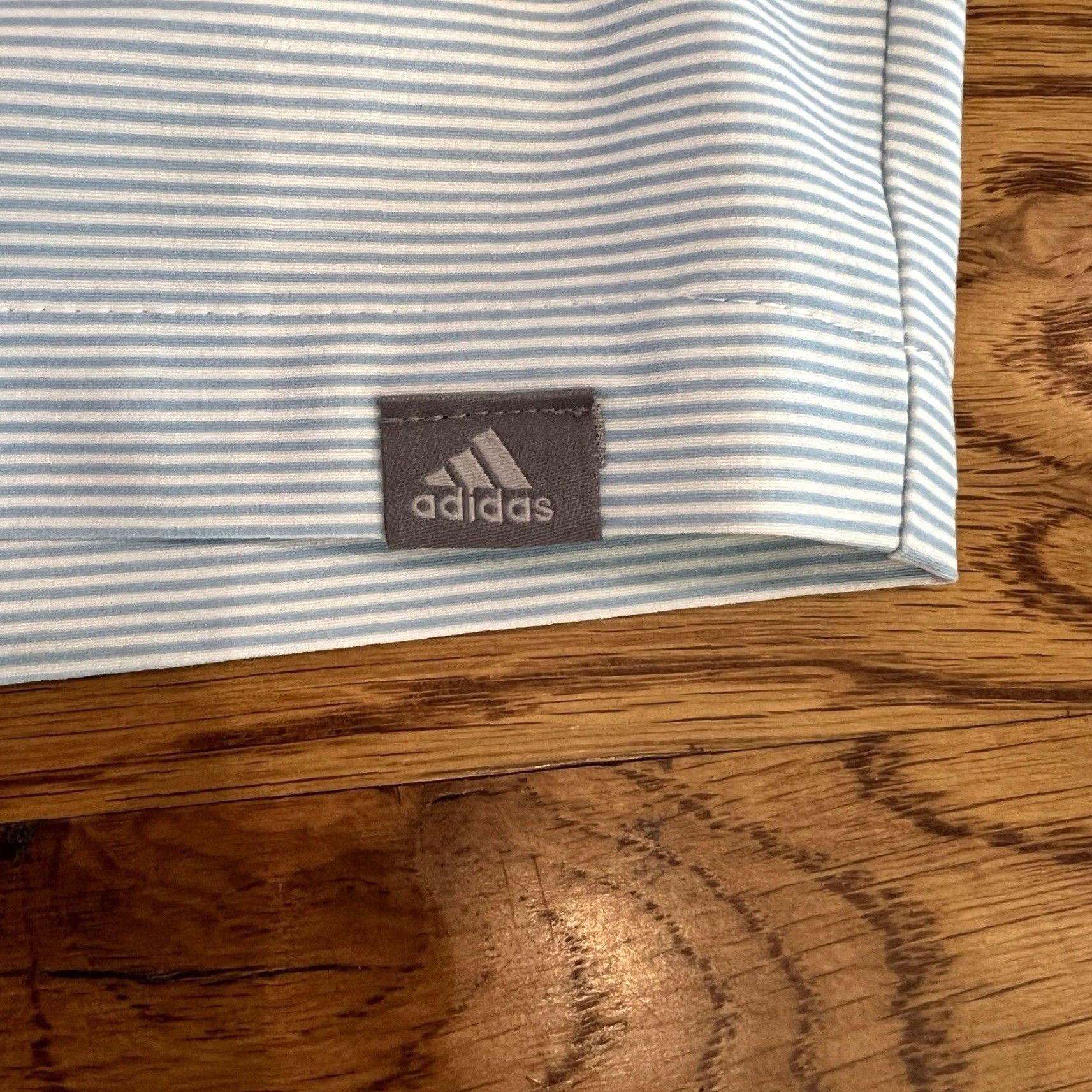 Adidas Adidas Mens Climalite Blue White Stripe Golf Shorts Flat Front Chino Size 42 Size US 42 / EU 58 - 2 Thumbnail