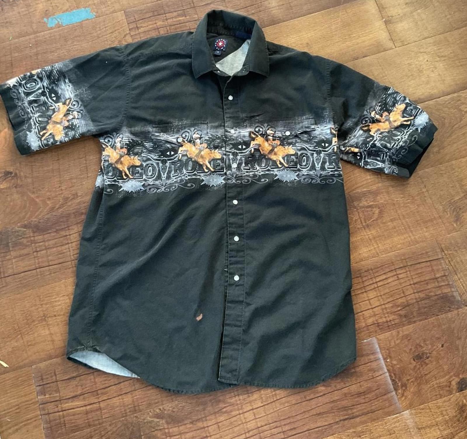 Panhandle Slim Vintage 90s Panhandle Slim Rodeo Border Western Shirt XL Size US XL / EU 56 / 4 - 6 Thumbnail