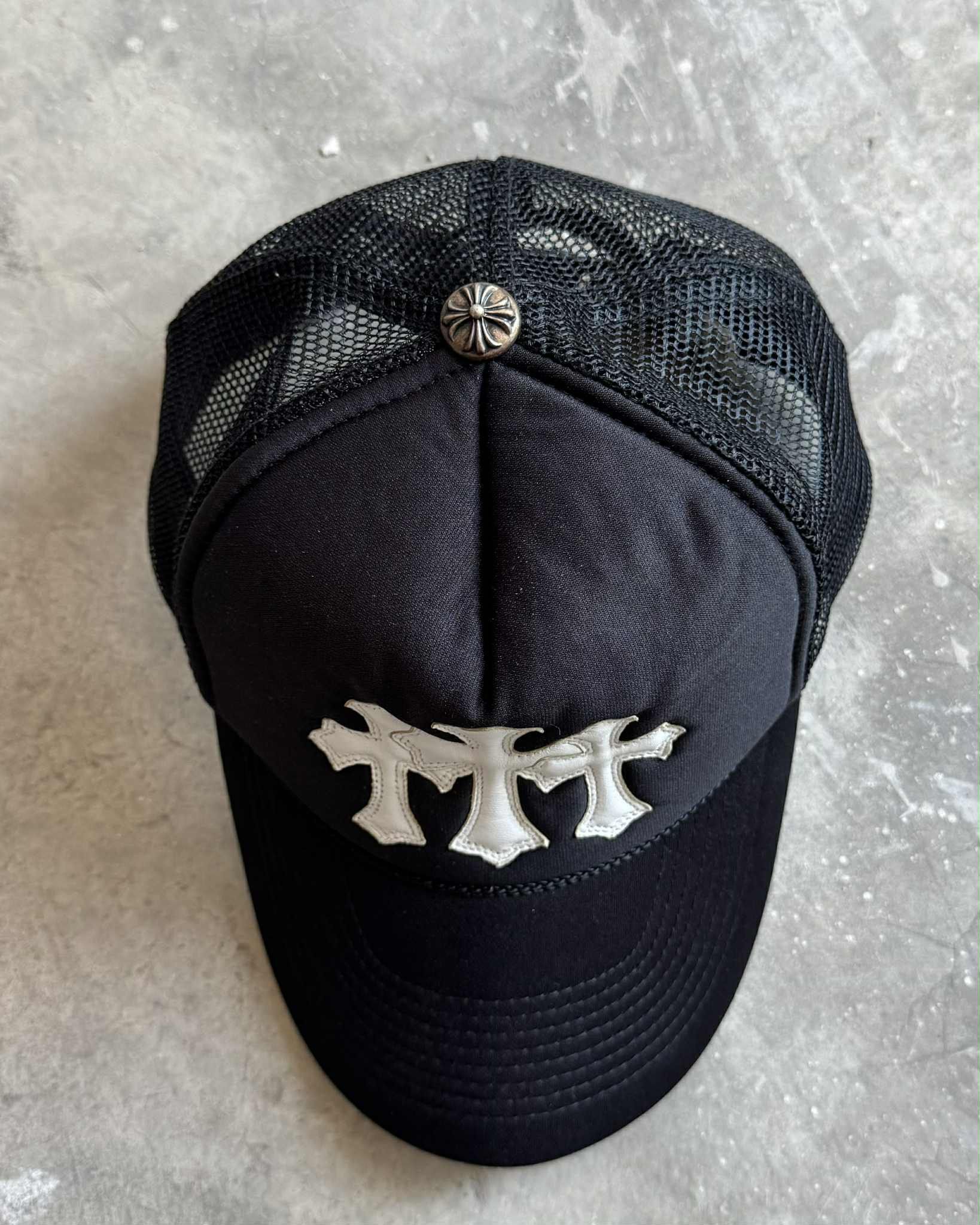 Chrome Hearts ✨V.Rare Ch 🌙 Vintage Cemetery Cross patch. Size ONE SIZE - 3 Thumbnail