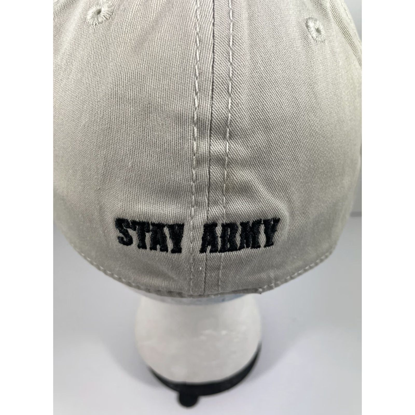 New Era New Era Army Baseball Cap Fitted Sz S/M Light Beige Embroidery Logo Unisex Adults Cap Size ONE SIZE - 5 Thumbnail