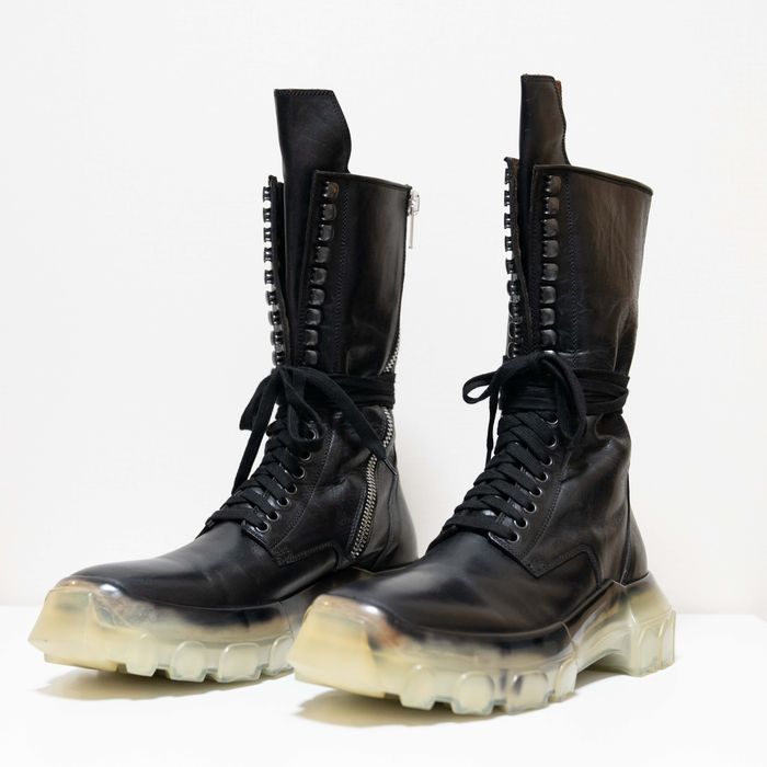 Rick Owens Sisyphus Lace-Ups Boots [FW 18] | Grailed