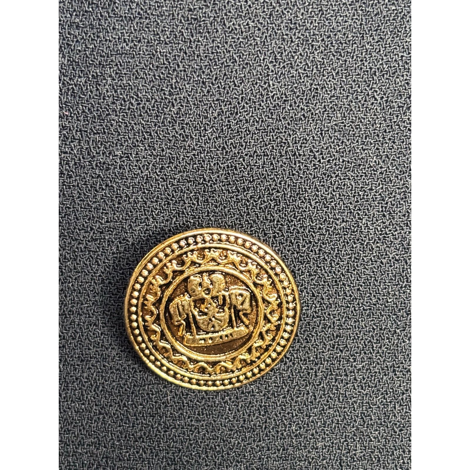 Vintage Vintage Eva Polini Nautical Navy Blazer Gold Buttons Anchor Size XL / US 12-14 / IT 48-50 - 9 Thumbnail