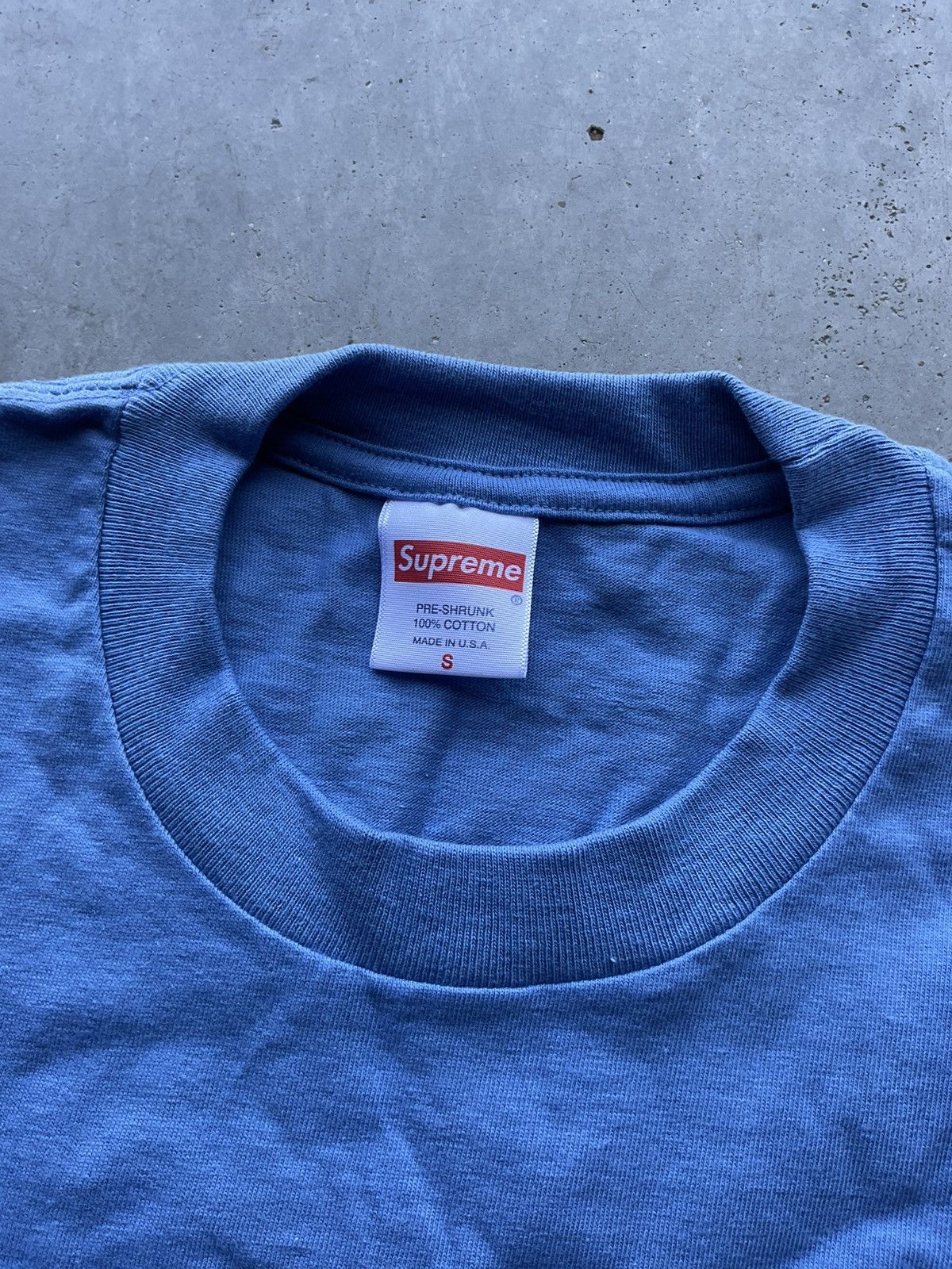 Futura × Supreme Supreme x Futura Box Logo Tee Blue Size US S / EU 44-46 / 1 - 5 Thumbnail