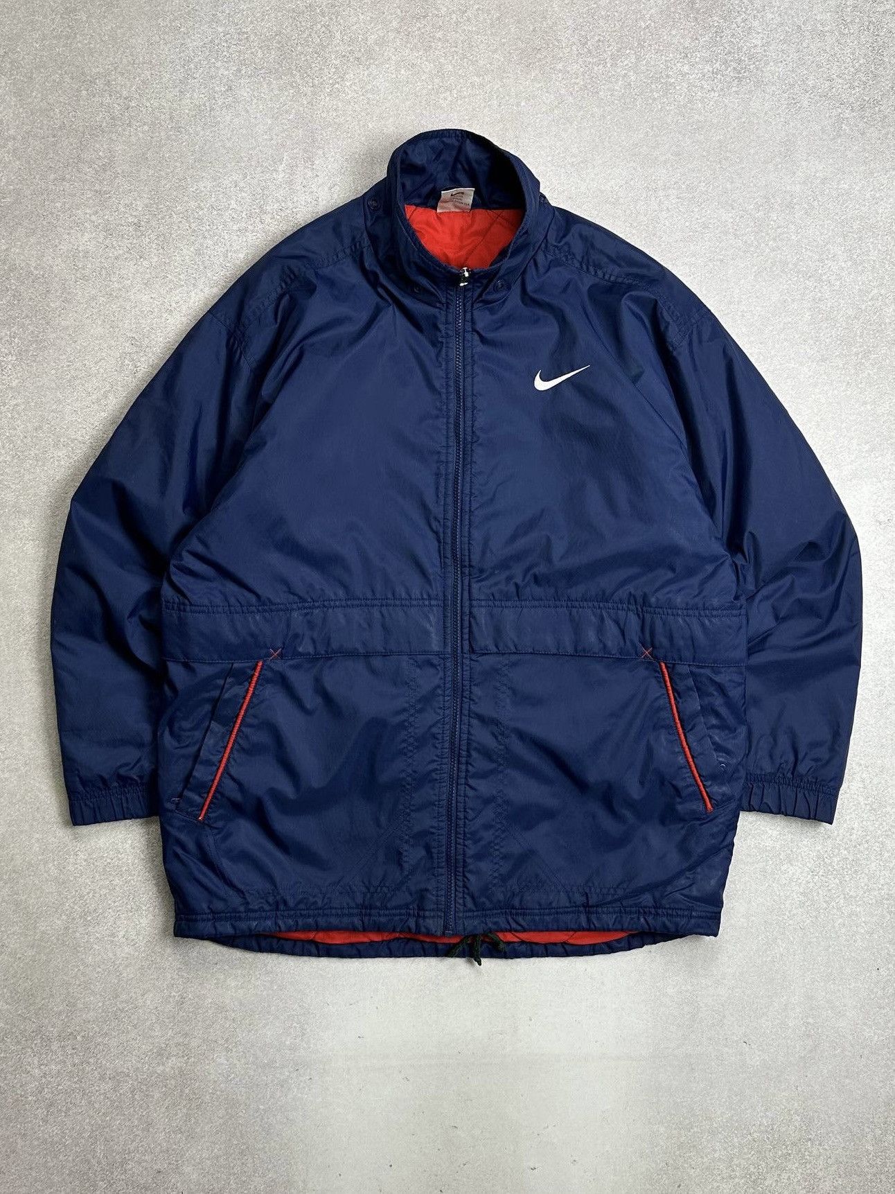 Nike × Supreme Vintage Nike Big Swoosh Supreme Vibes Down Puffer Jacket S Size US S / EU 44-46 / 1 - 3 Thumbnail