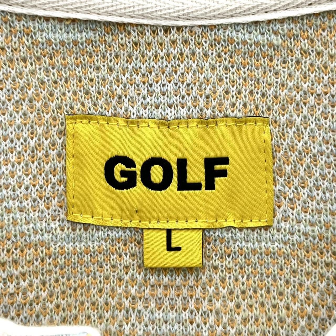 Golf Wang Golf Wang Stripe Knit Polo Cream Combo Wavy Pattern Large Size US L / EU 52-54 / 3 - 4 Thumbnail