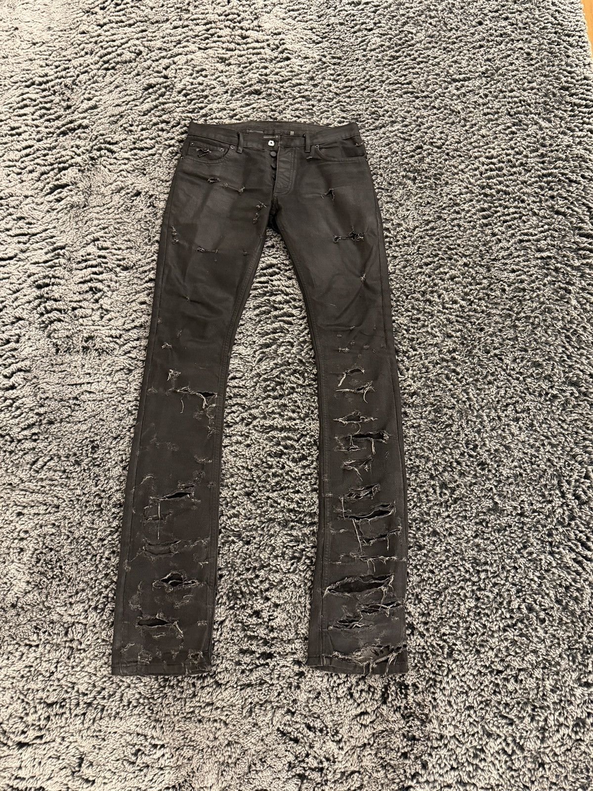 Dior Dior Waxed Strip Denim Size US 29 - 7 Thumbnail