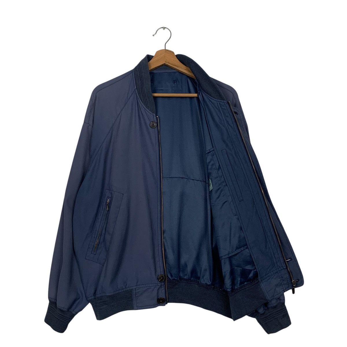 Japanese Brand Vintage 90's CROCODILE Casual Bomber Jacket #2451-C110 Size US L / EU 52-54 / 3 - 10 Thumbnail