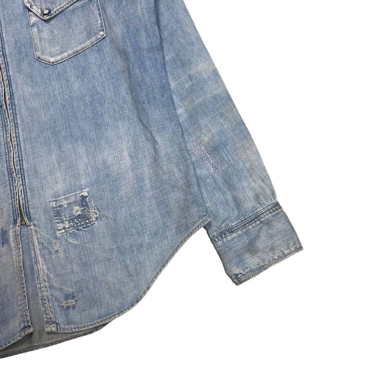 Kapital Kapital Western Boro Denim Pendant Zip Overshirt Jacket Size US L / EU 52-54 / 3 - 4 Thumbnail