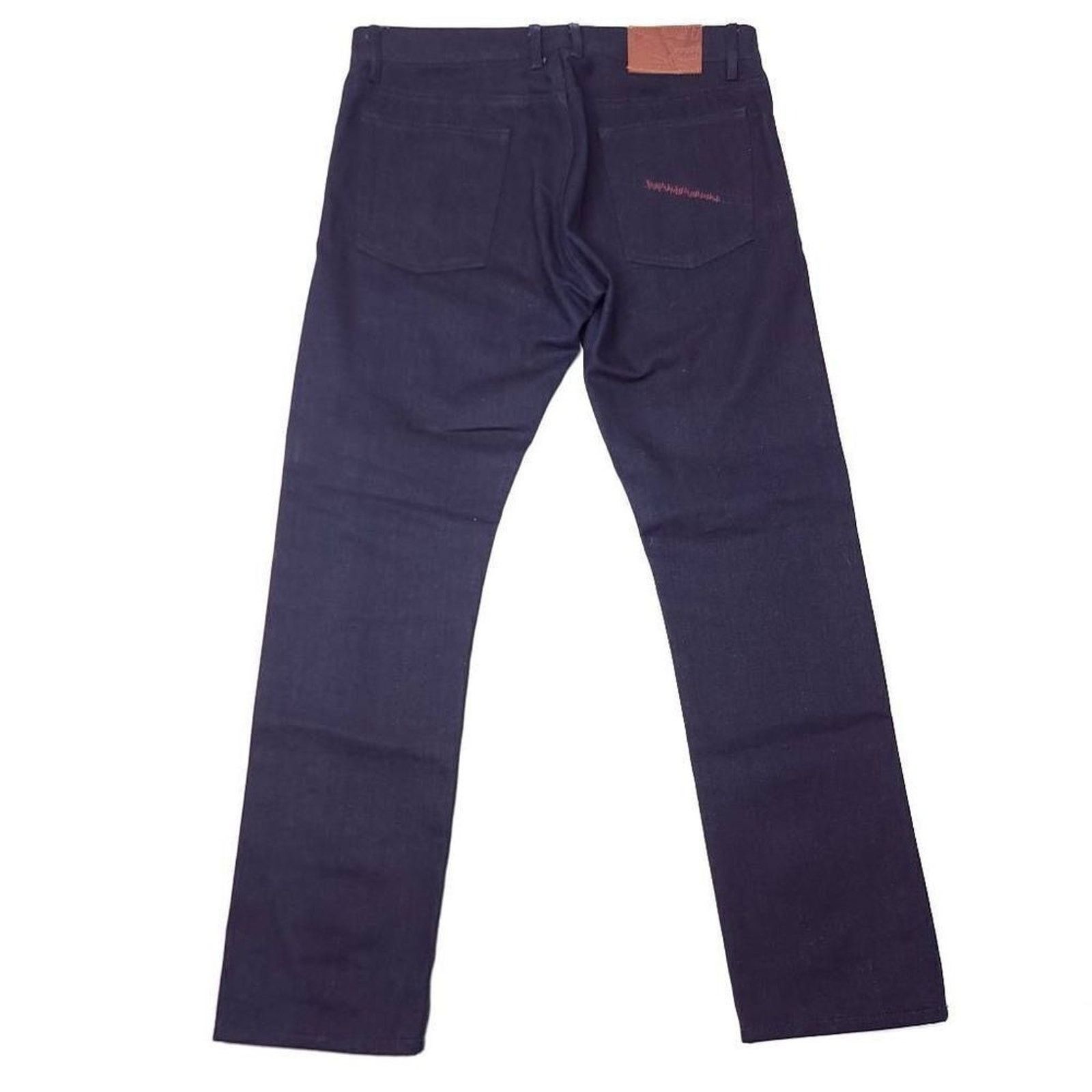 The Unbranded Brand Bridge & Boro Selvage Jeans Mens 31x29 Dark Blue USA Made Size US 31 - 8 Thumbnail