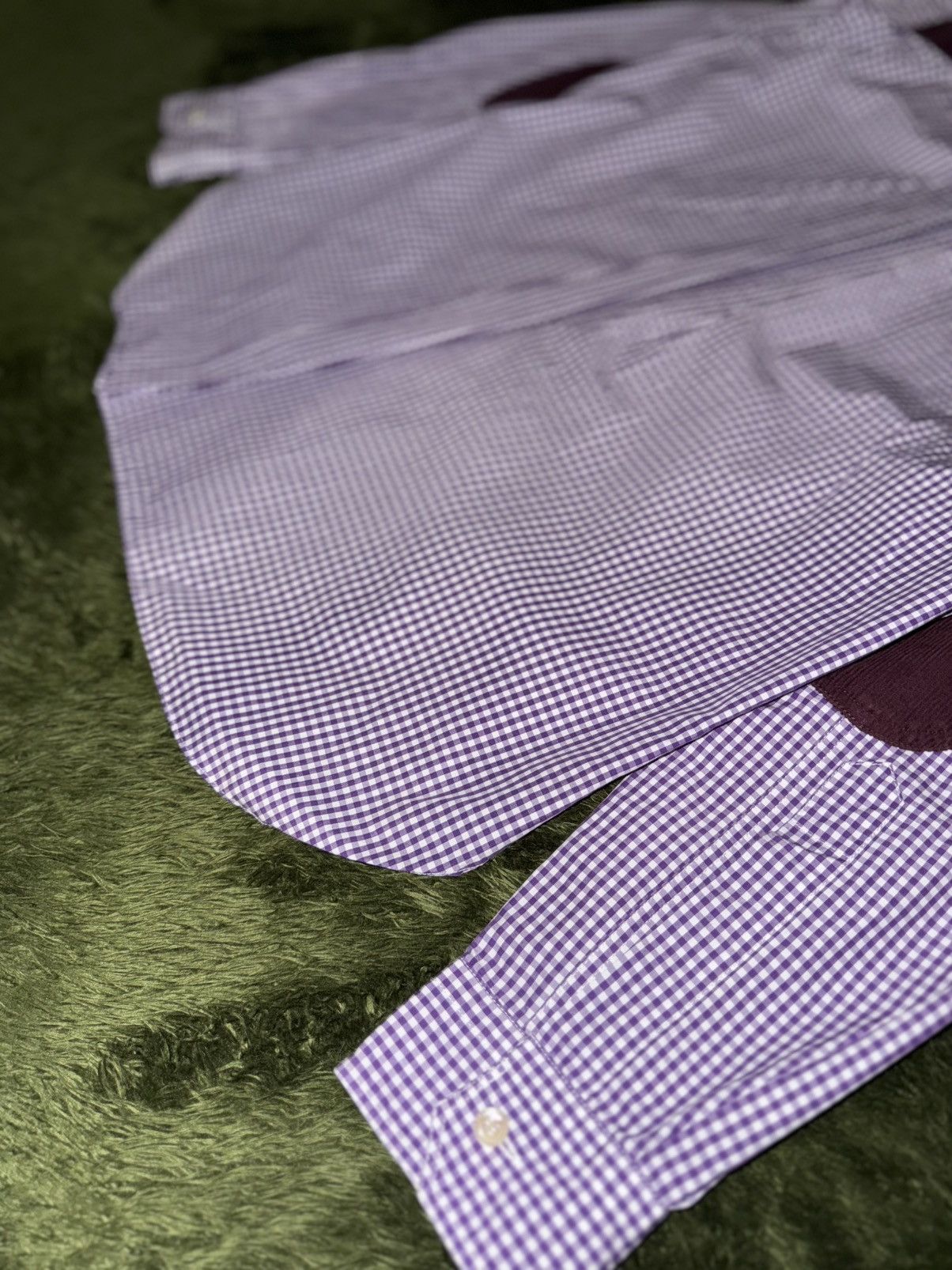 Junya Watanabe [S] Junya Watanabe 11AW Gingham Check Corduroy Patch Shirt Size US S / EU 44-46 / 1 - 12 Thumbnail