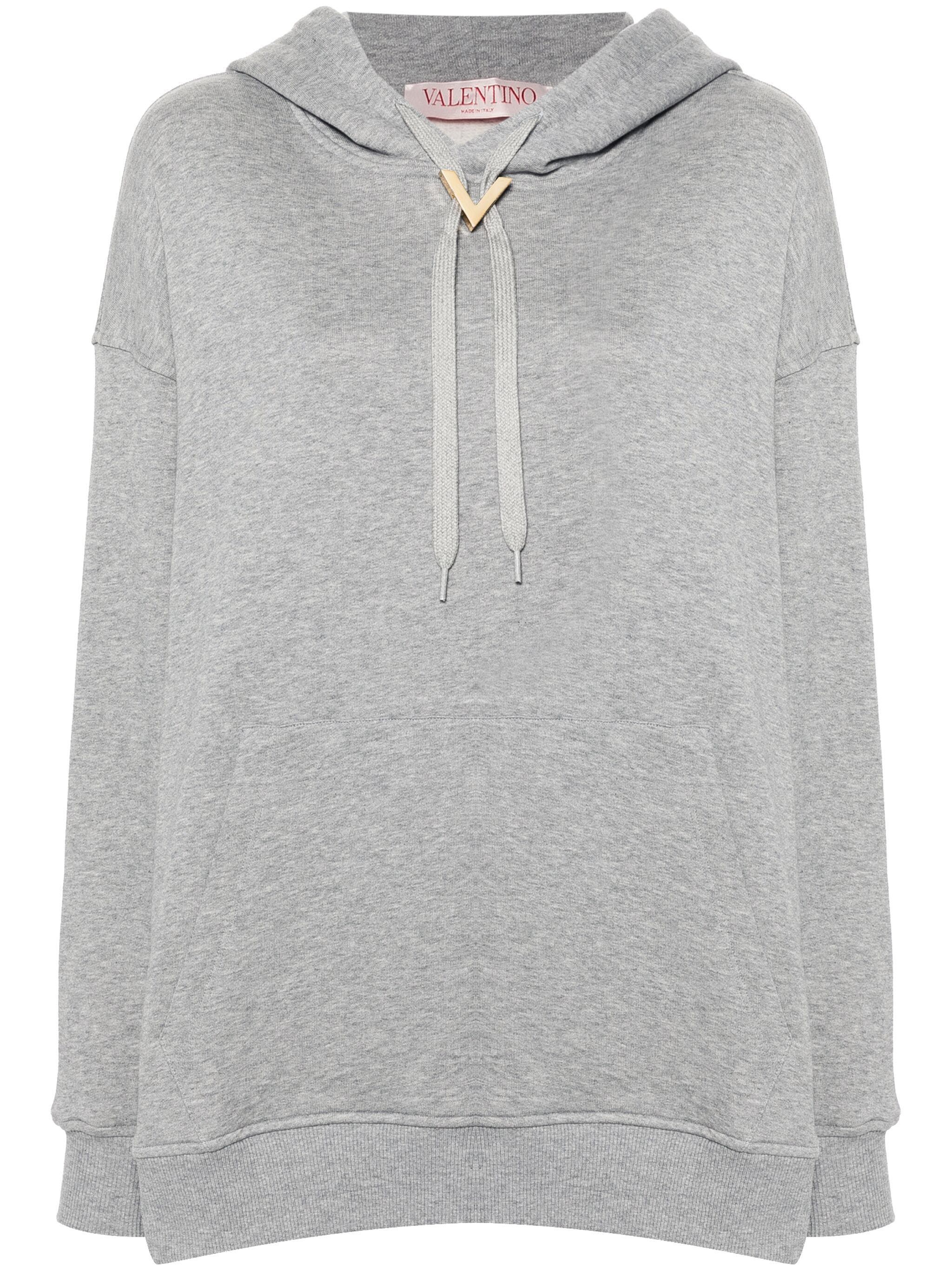 Valentino o1s22i1n0924 Oversized Hoodie in Grey Size S / US 4 / IT 40 - 1 Thumbnail
