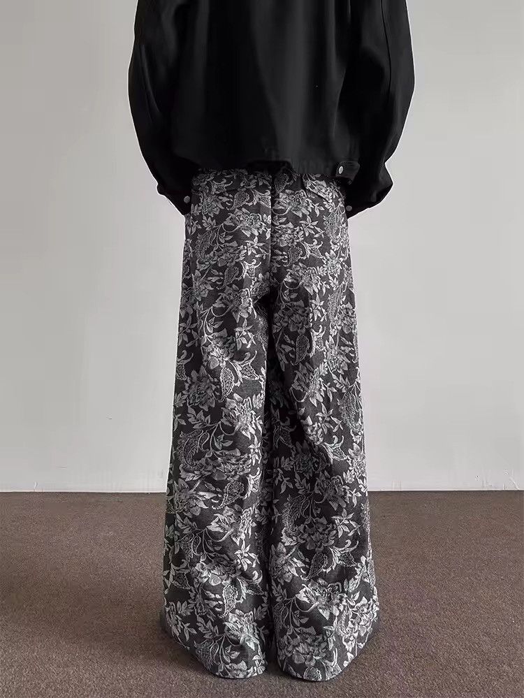 Japanese Brand Flower Style Pant Size US 35 - 7 Thumbnail