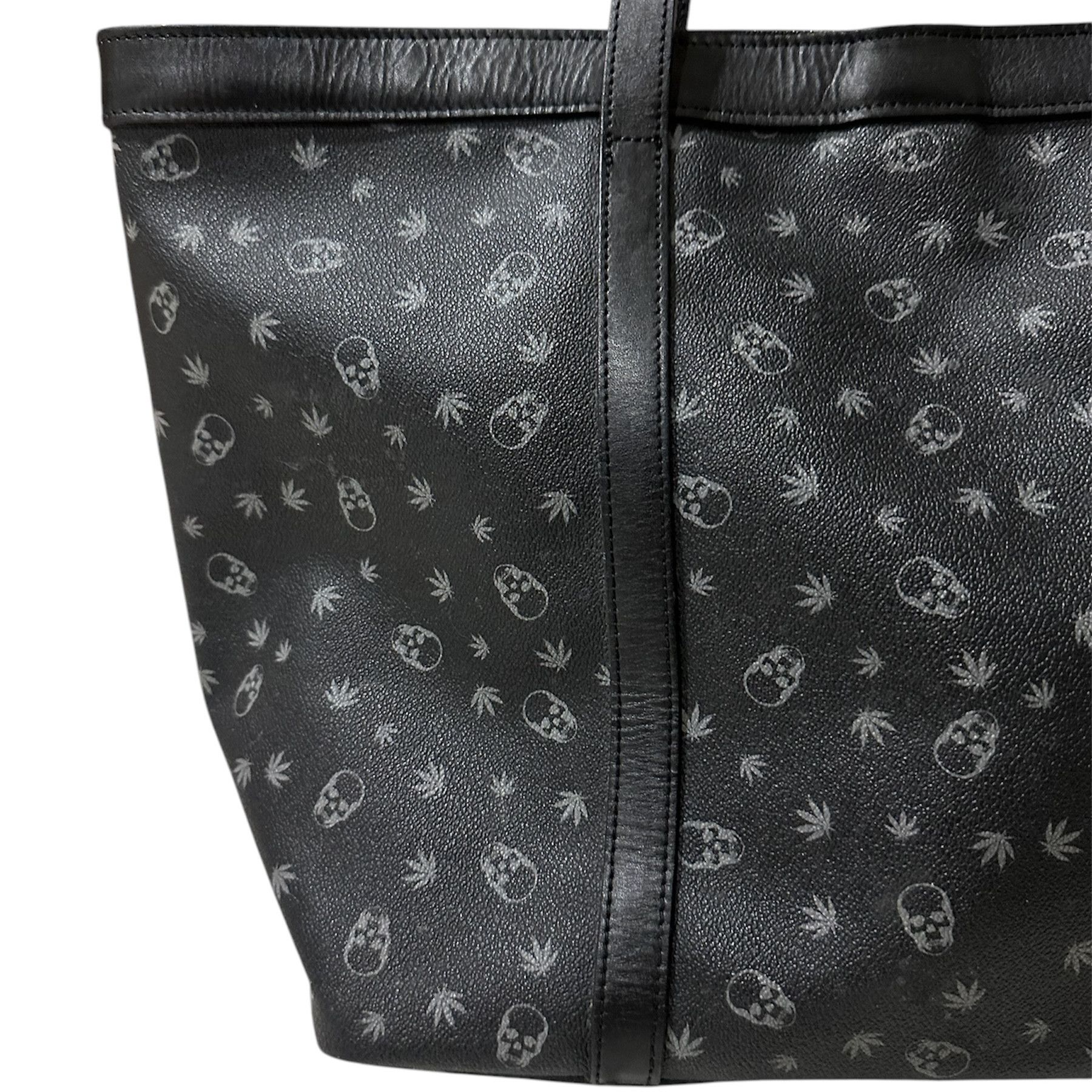 Lucien Pellat-Finet 🔥LPF Skull Hemp Leather Tote Bag Size ONE SIZE - 4 Thumbnail