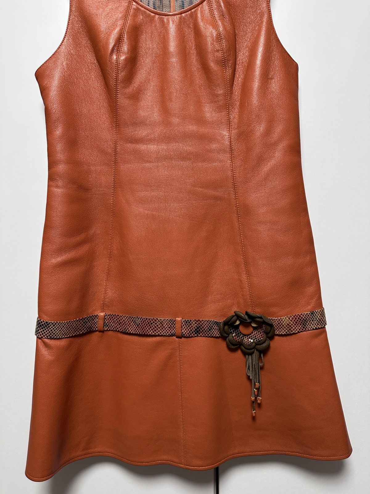 Other Vintage leather dress rare y2k Size M / US 6-8 / IT 42-44 - 2 Thumbnail